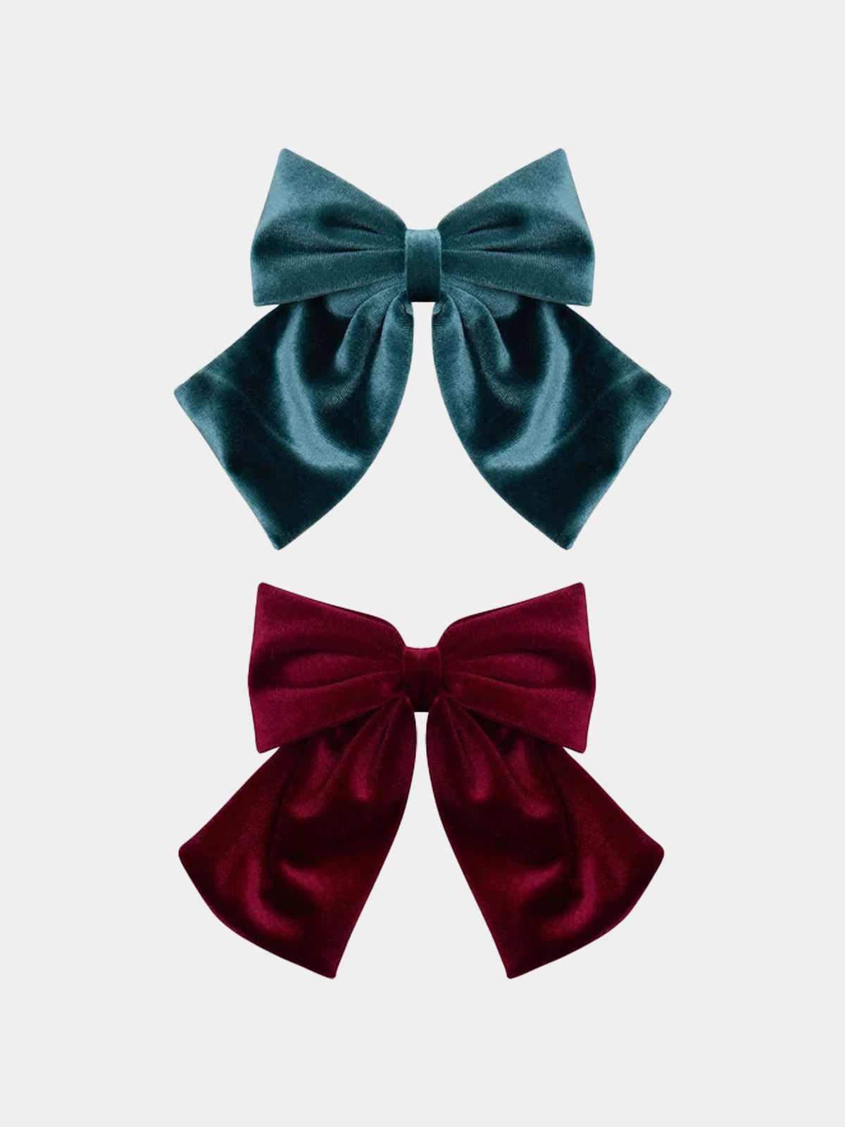 Set fermagli multicolor per bambina con fiocco
