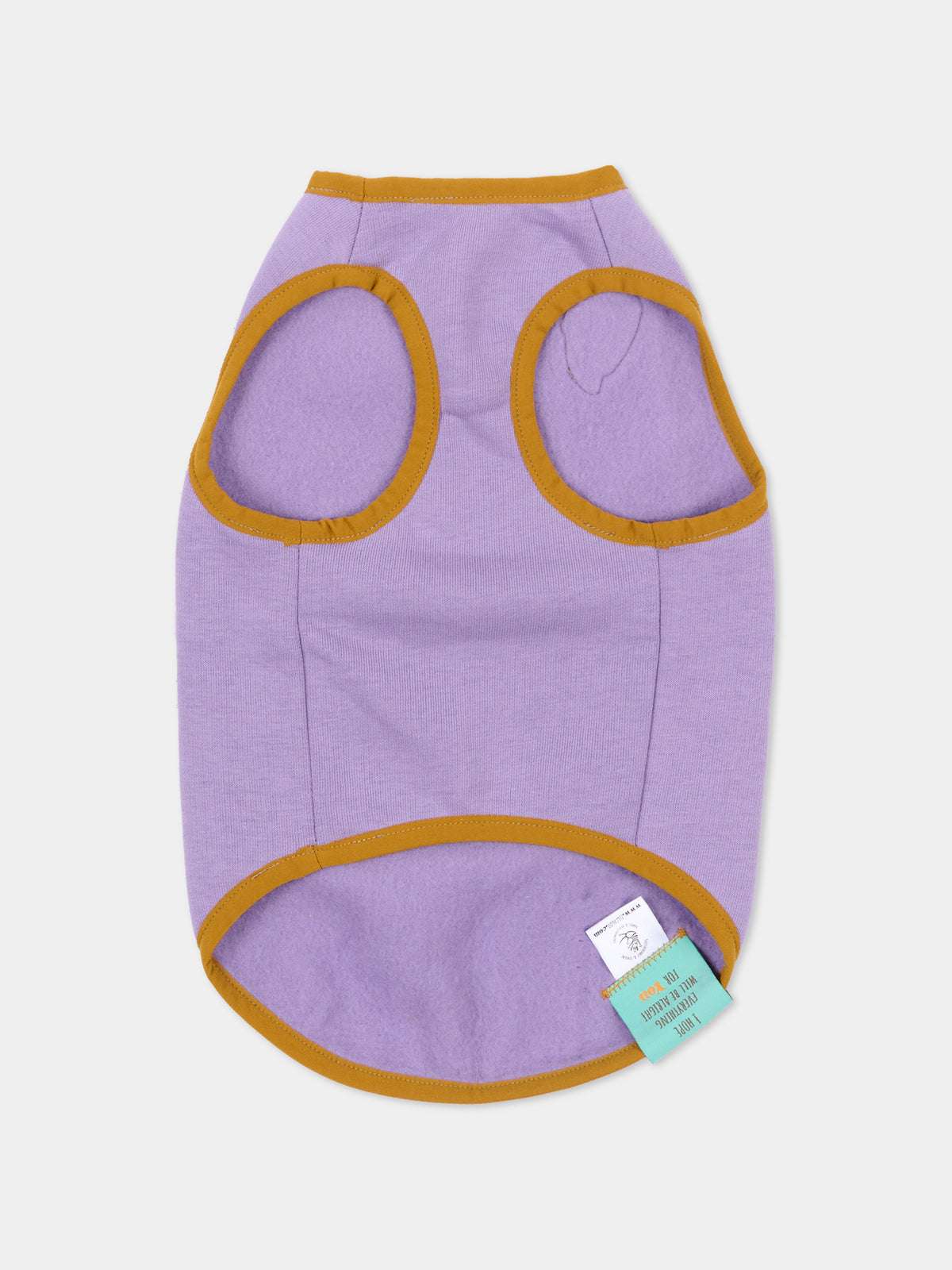 Tutina Ludovica per cani lilla con patch,Zigzagoo,LUDOVICA LILLA