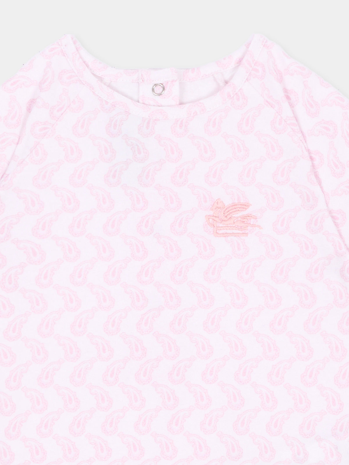 Pagliaccetto rosa per neonata,Etro,GUA571 J0409 505RS