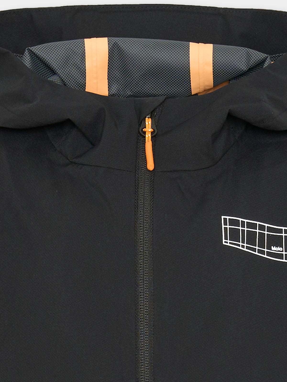 Giacca a vento nera Horizon per bambino,Molo,5S25M102 0099