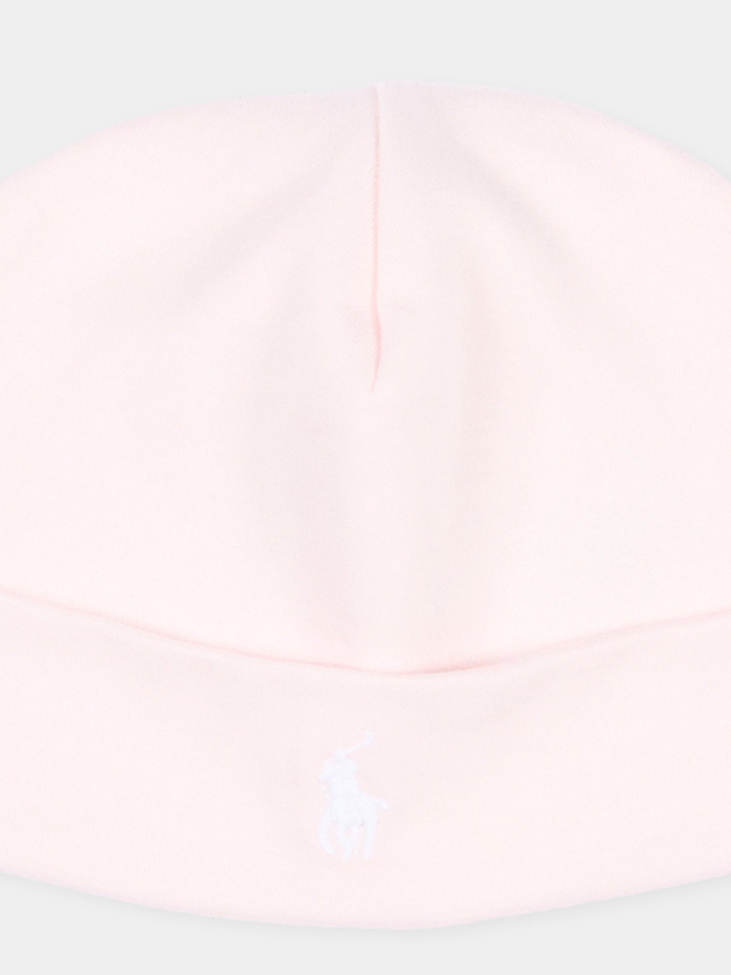 Cappello rosa con logo
