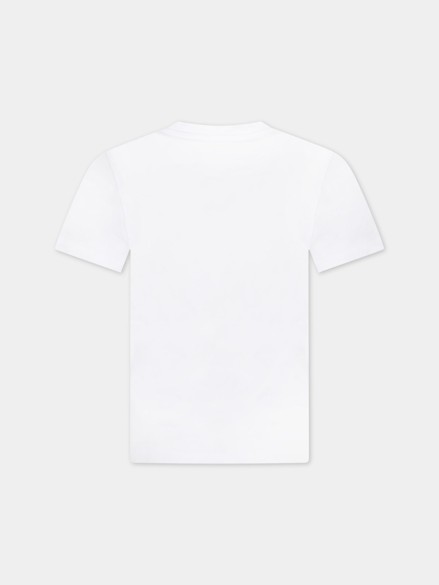 T-shirt bianca per bambini con logo,Dsquared2,DQ0513-D002F DQ100