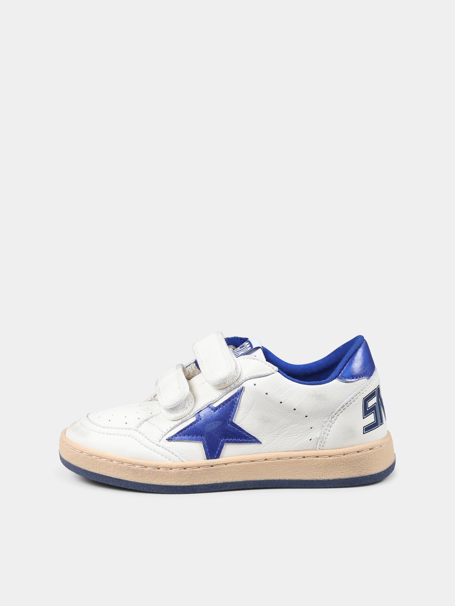 Sneakers June bianche per bambini con stella e logo