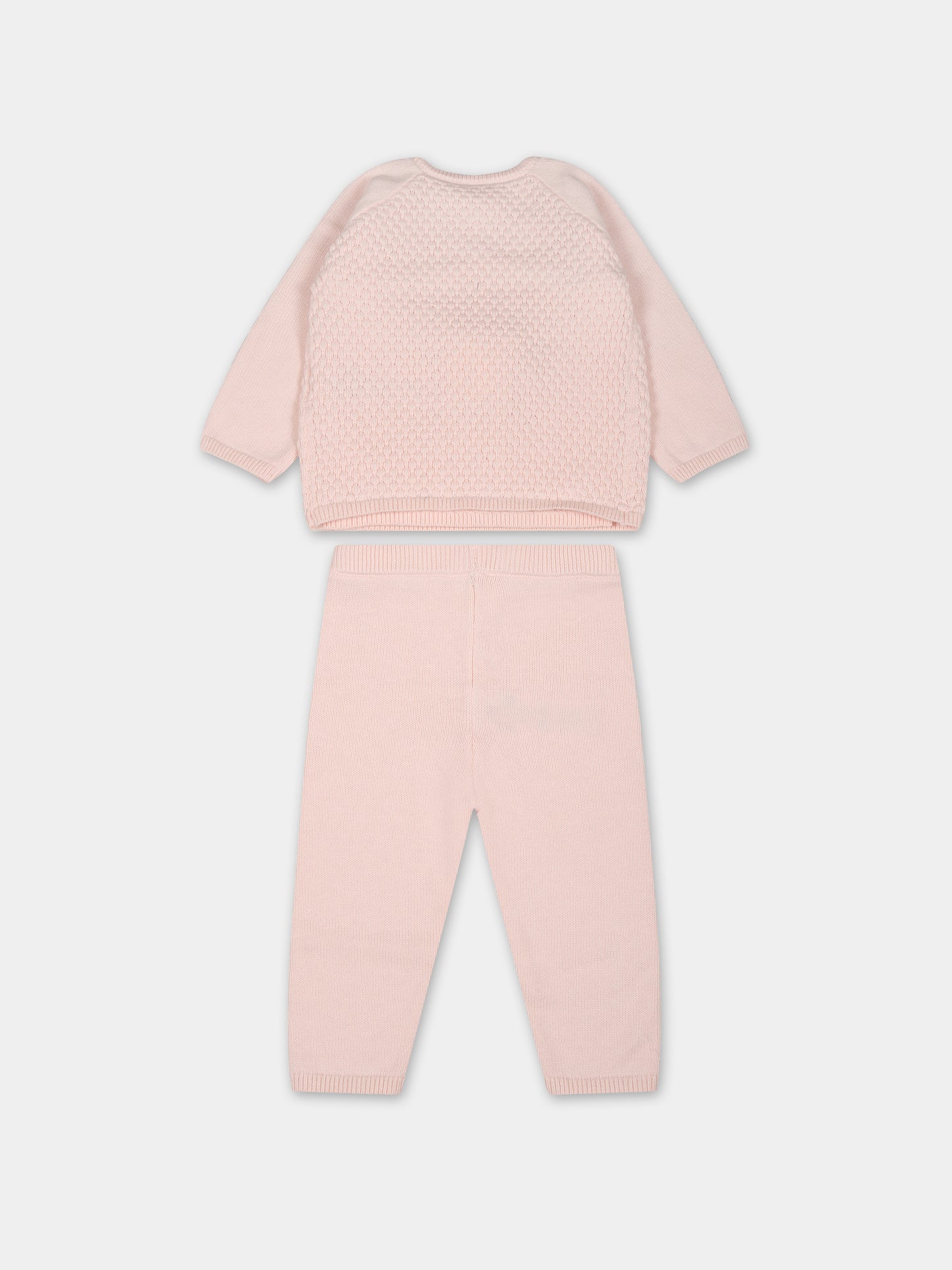 Completo rosa per neonata,Carrement Beau,Y98230 43B