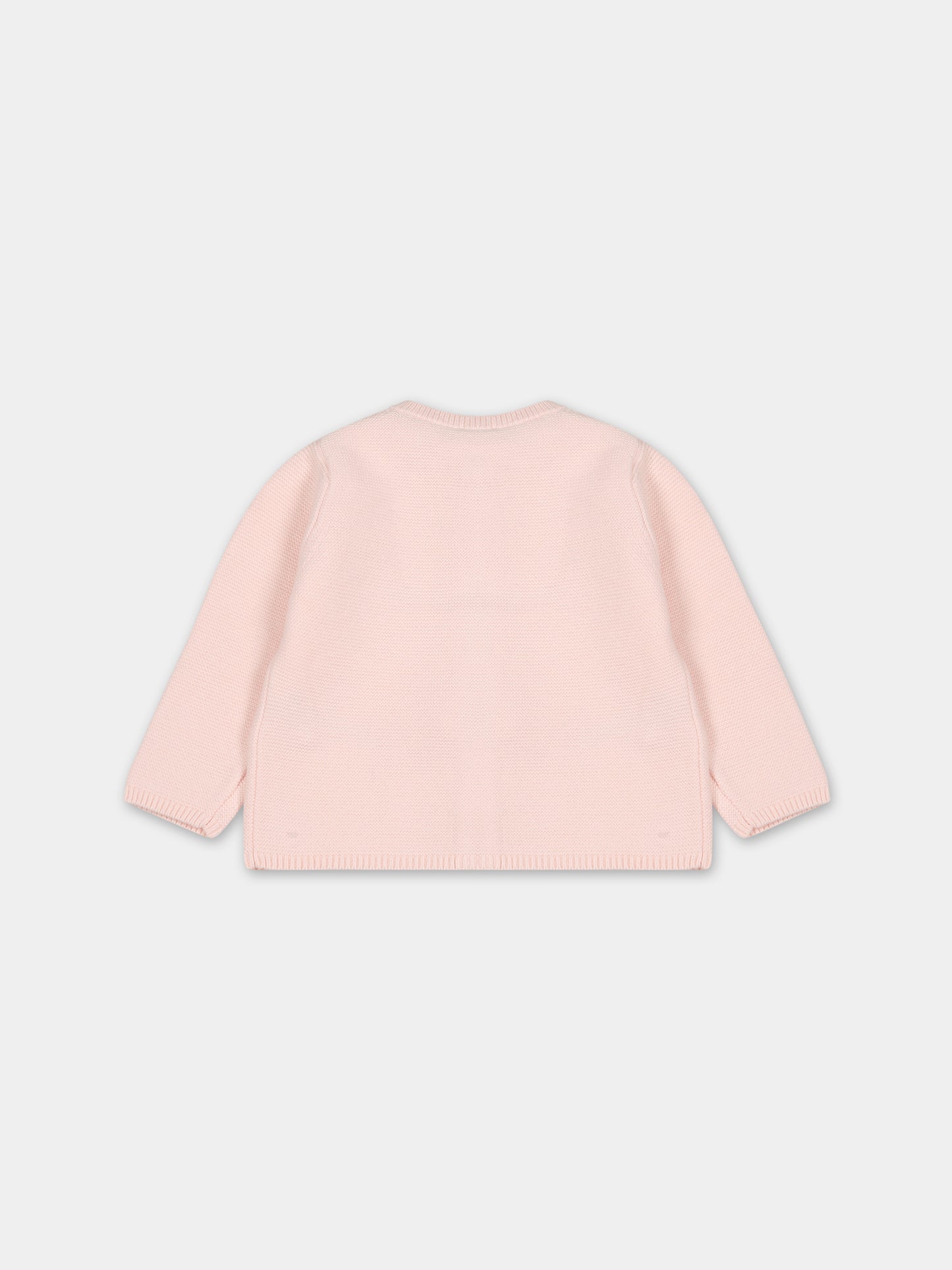 Cardigan rosa per neonata,Carrement Beau,Y95295 43B