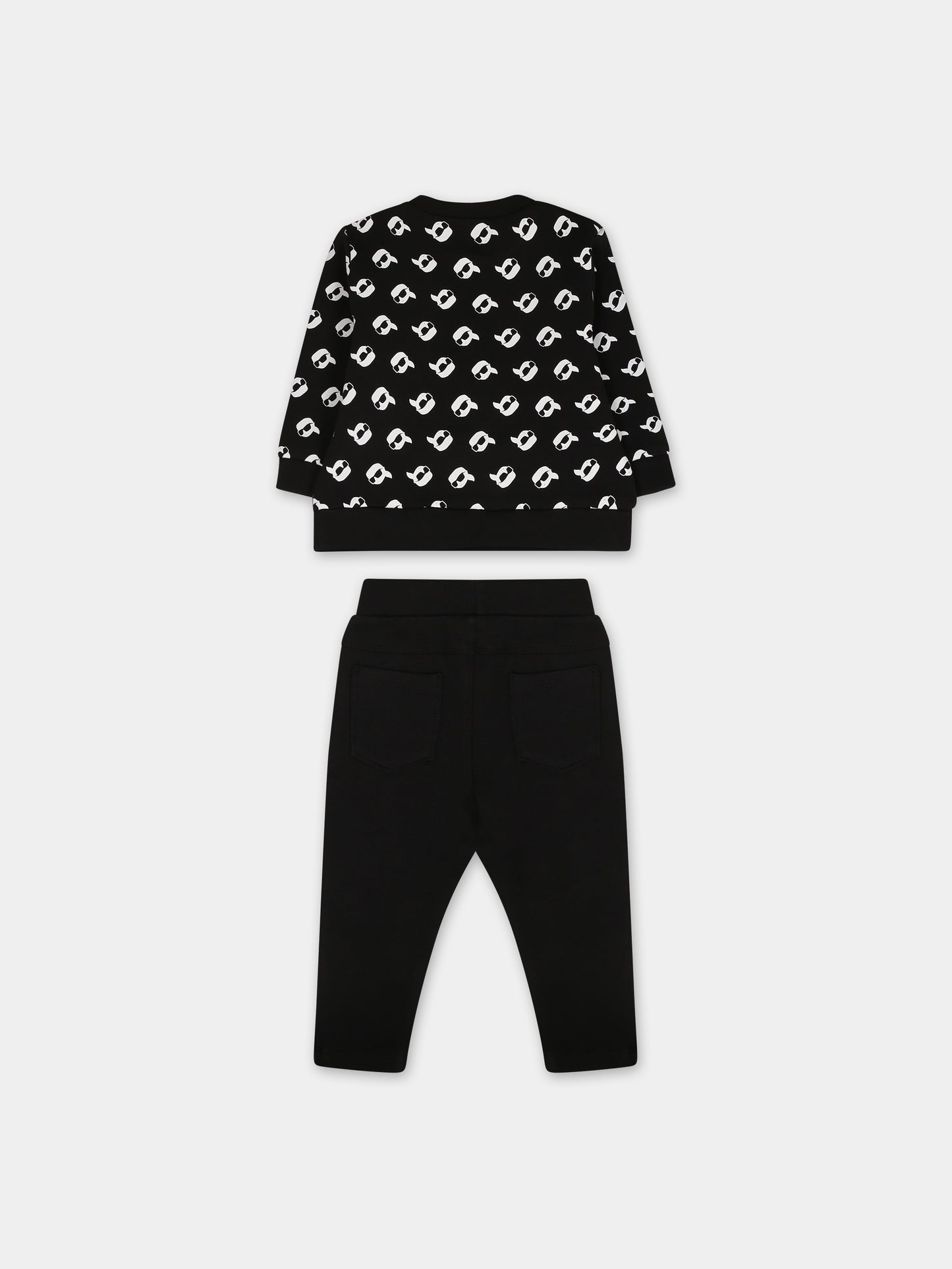 Completo nero per neonati,Karl Lagerfeld Kids,Z98148 09B