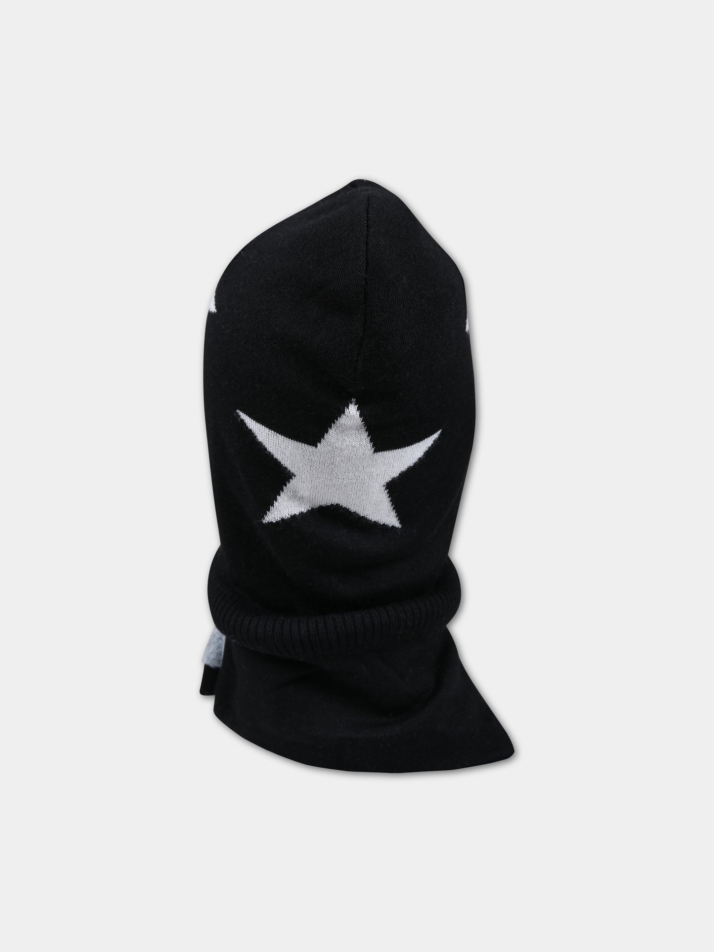 Balaclava nero per bambini con stelle,Molo,7W23S402 0099