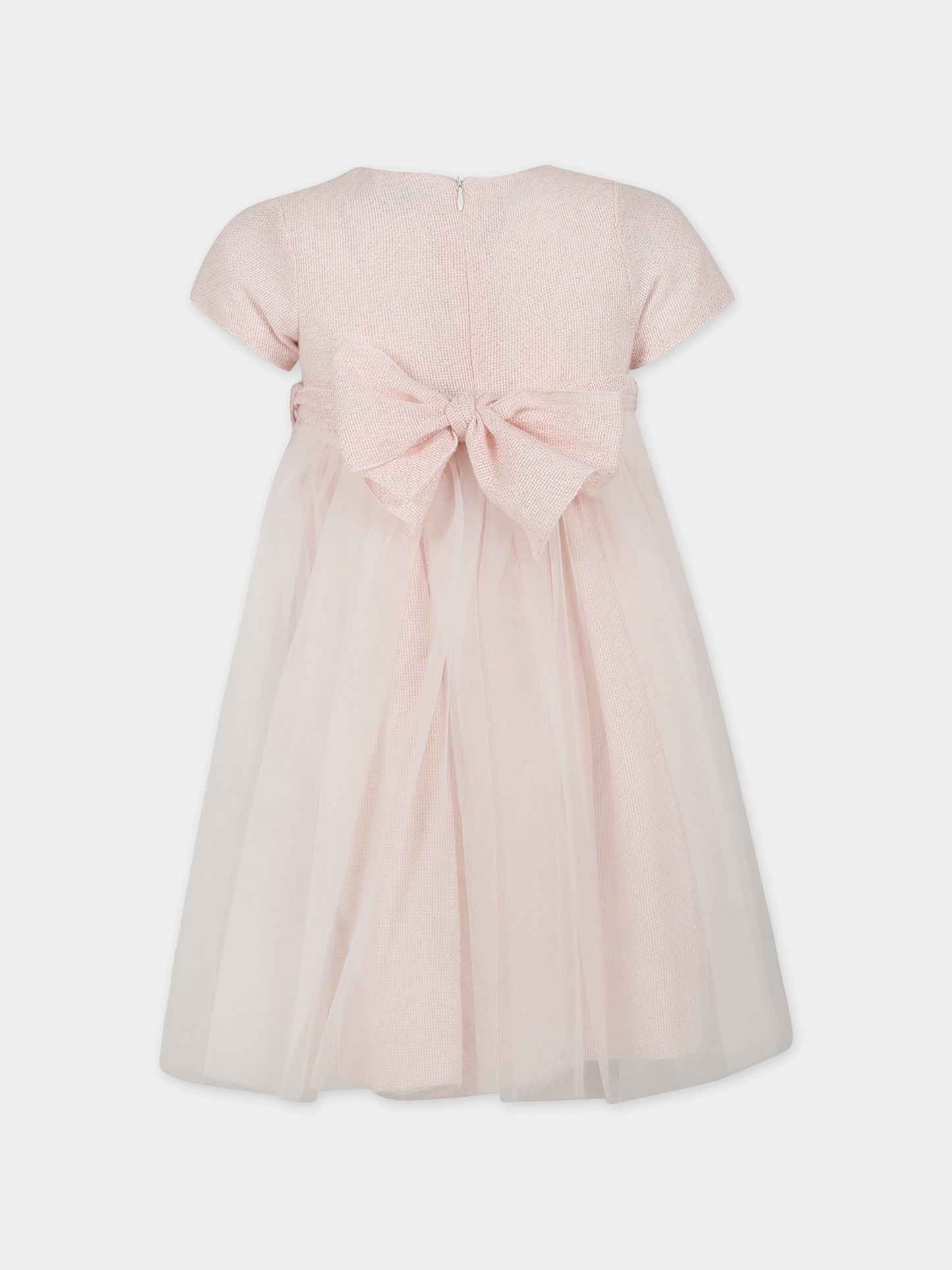 Vestito rosa per bambina,Little Bear,7205 ROSA