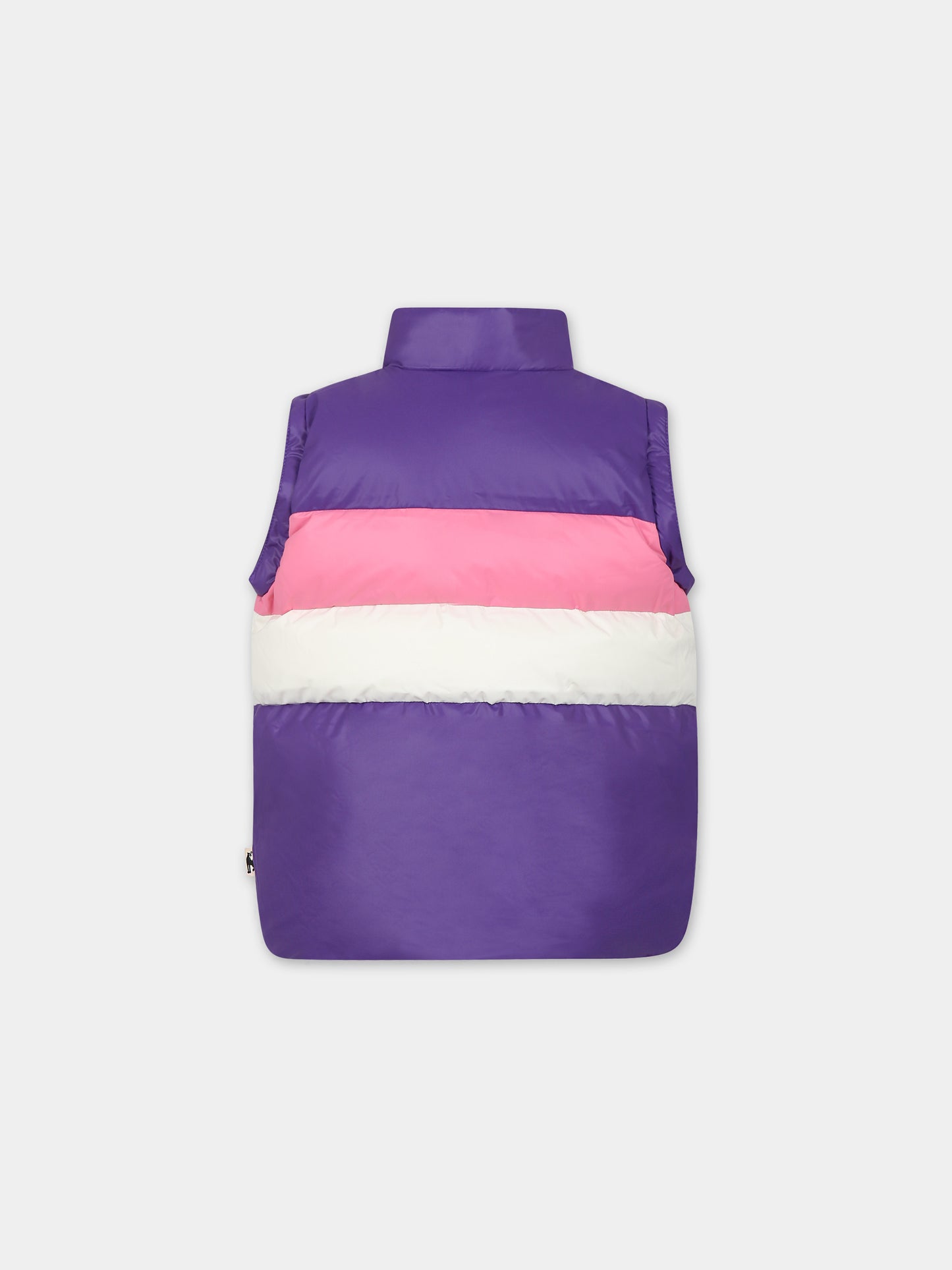 Piumino viola per bambina con logo,Mini Rodini,2371010345