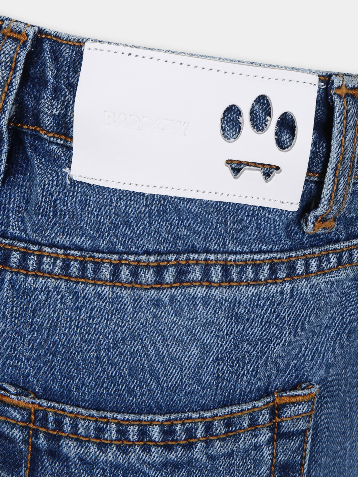 Jeans per bambina con strass,Barrow,F3BKJGDP048 126