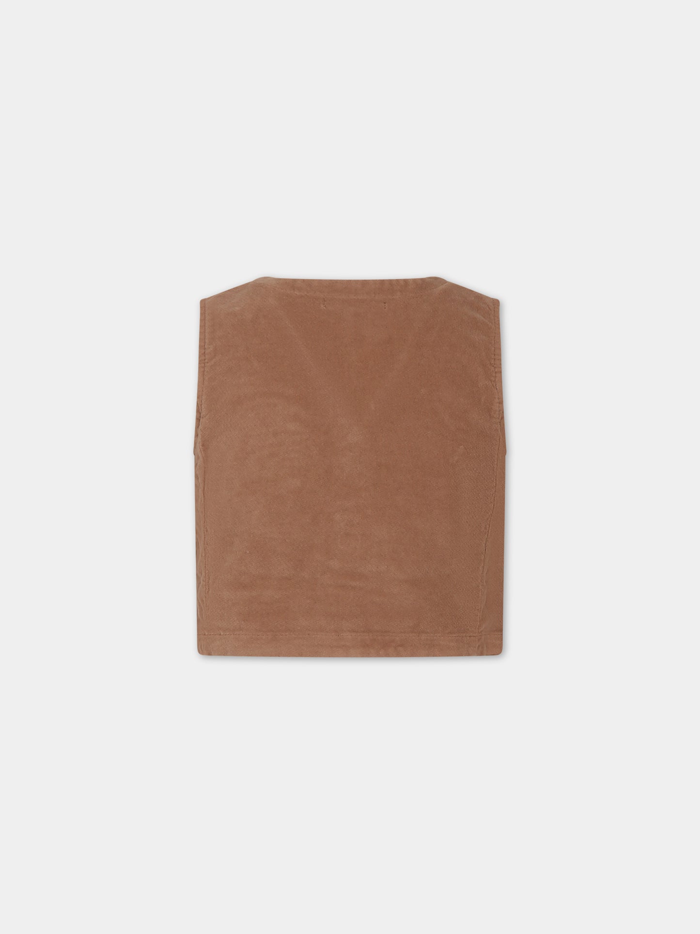 Panciotto marrone per bambino,Zhoe & Tobiah,PJS21 159