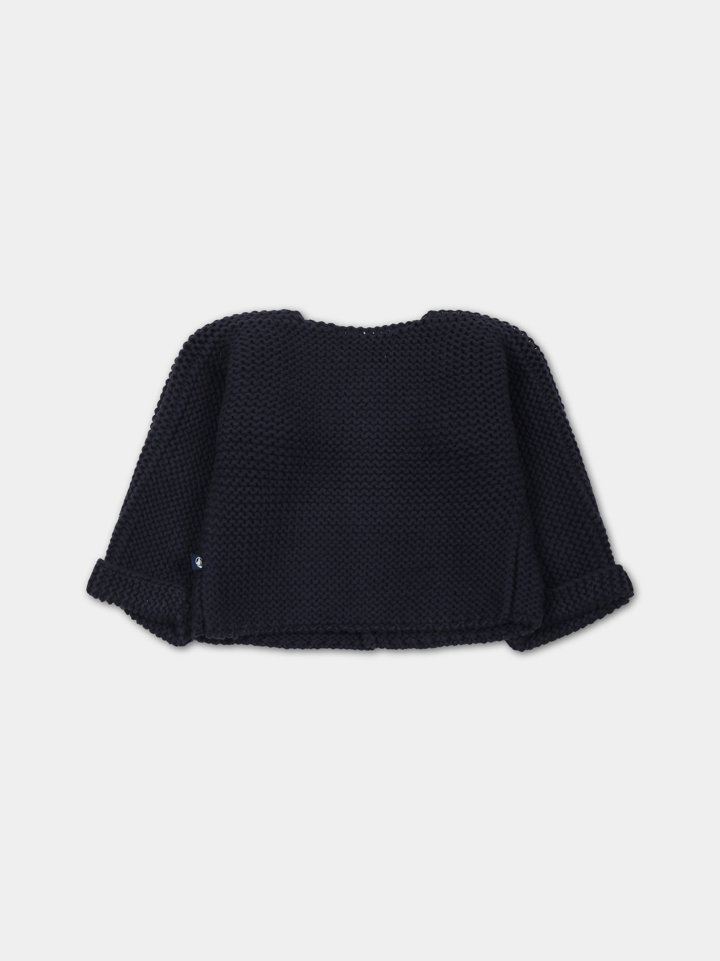 Cardigan blu per neonati,Petit Bateau,A08BQ 02