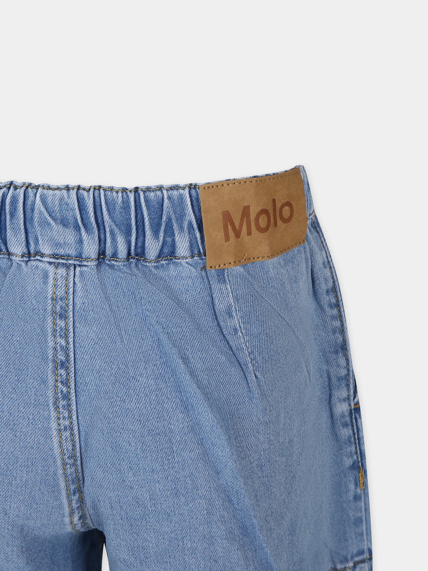 Shorts casual in denim Amari per bambina,Molo,2S24H110 2970