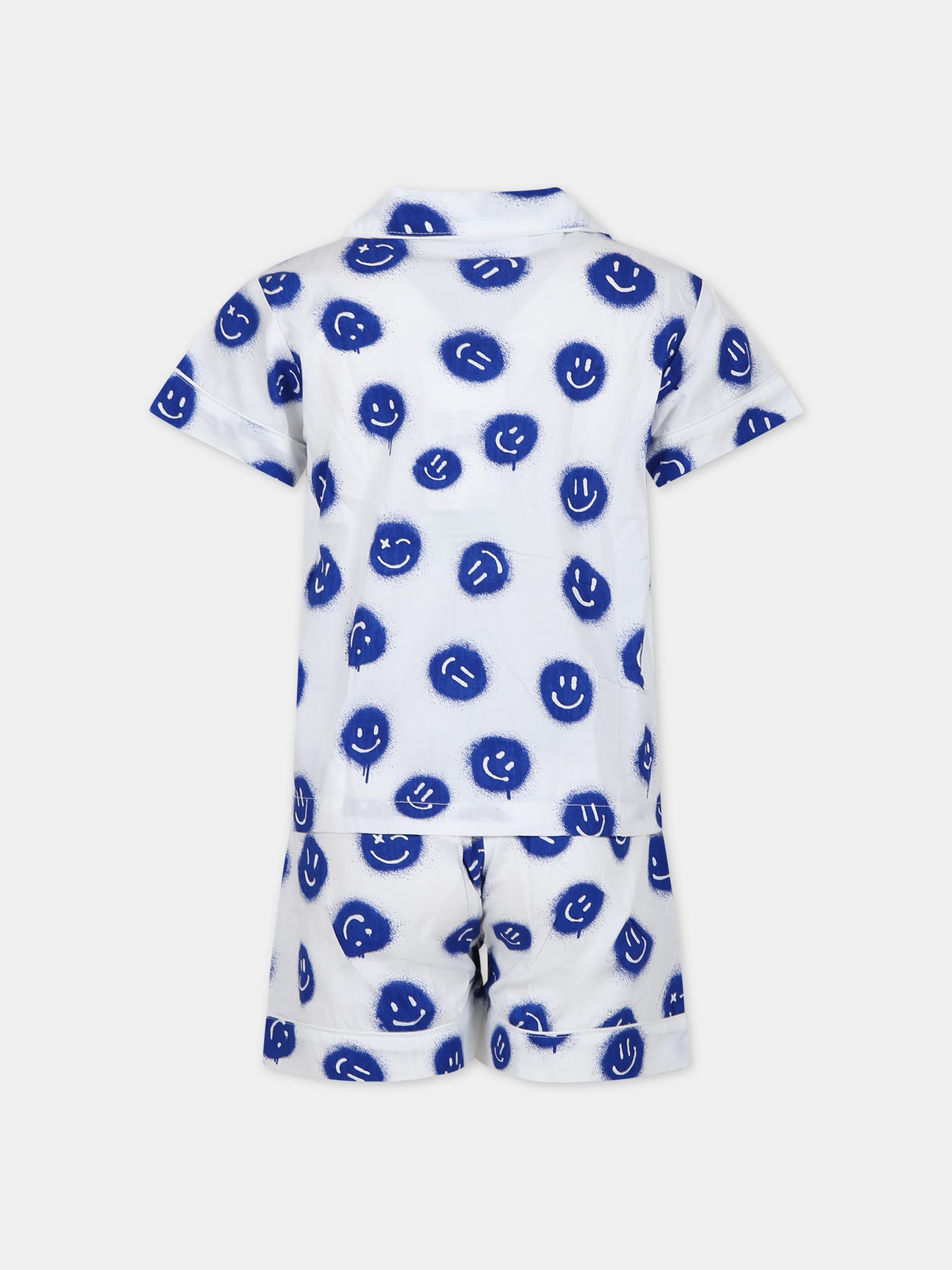 Pigiama bianco per bambini con smile,Molo,6S24R503 9100