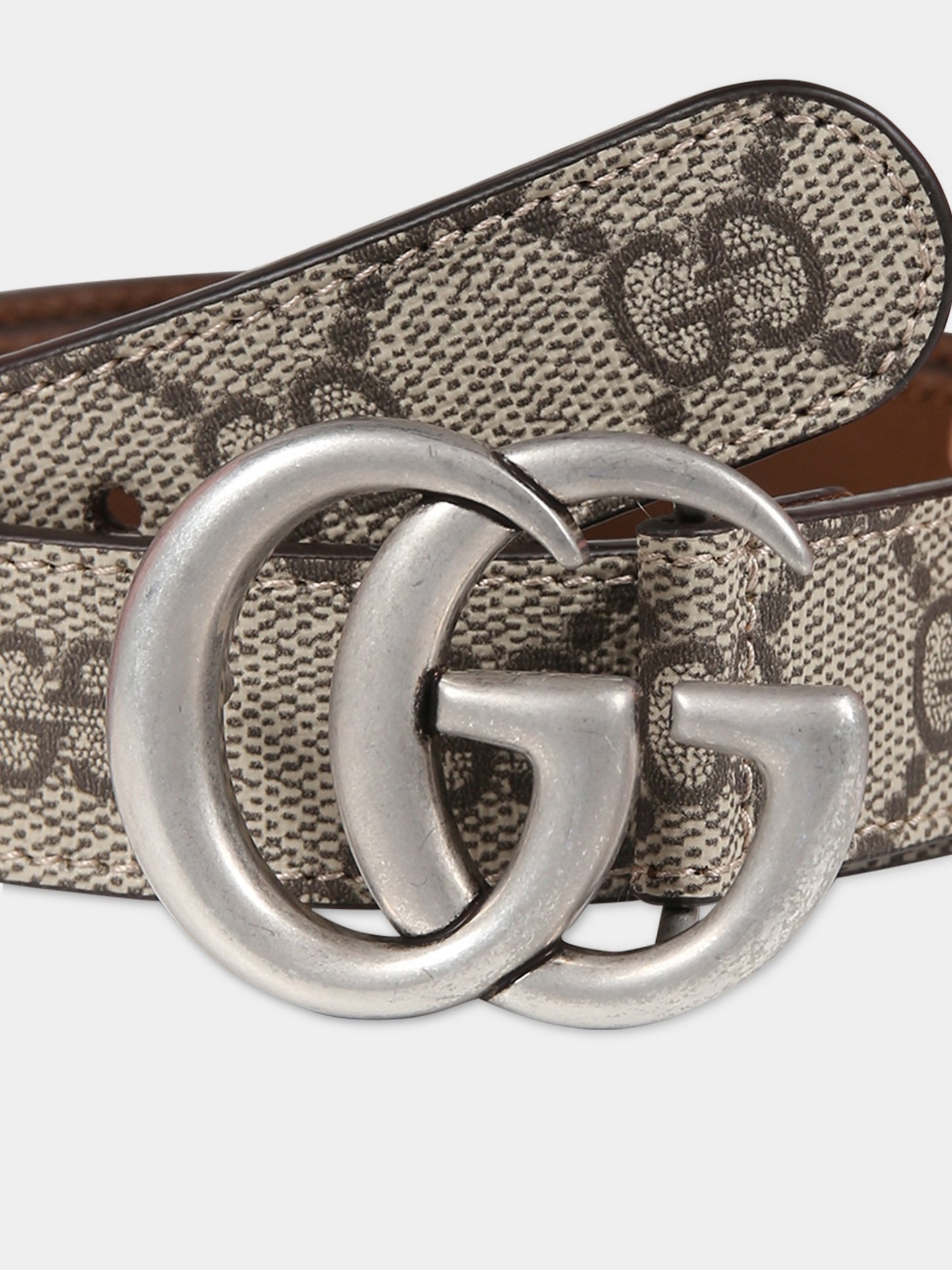 Cintura beige per bambini con GG