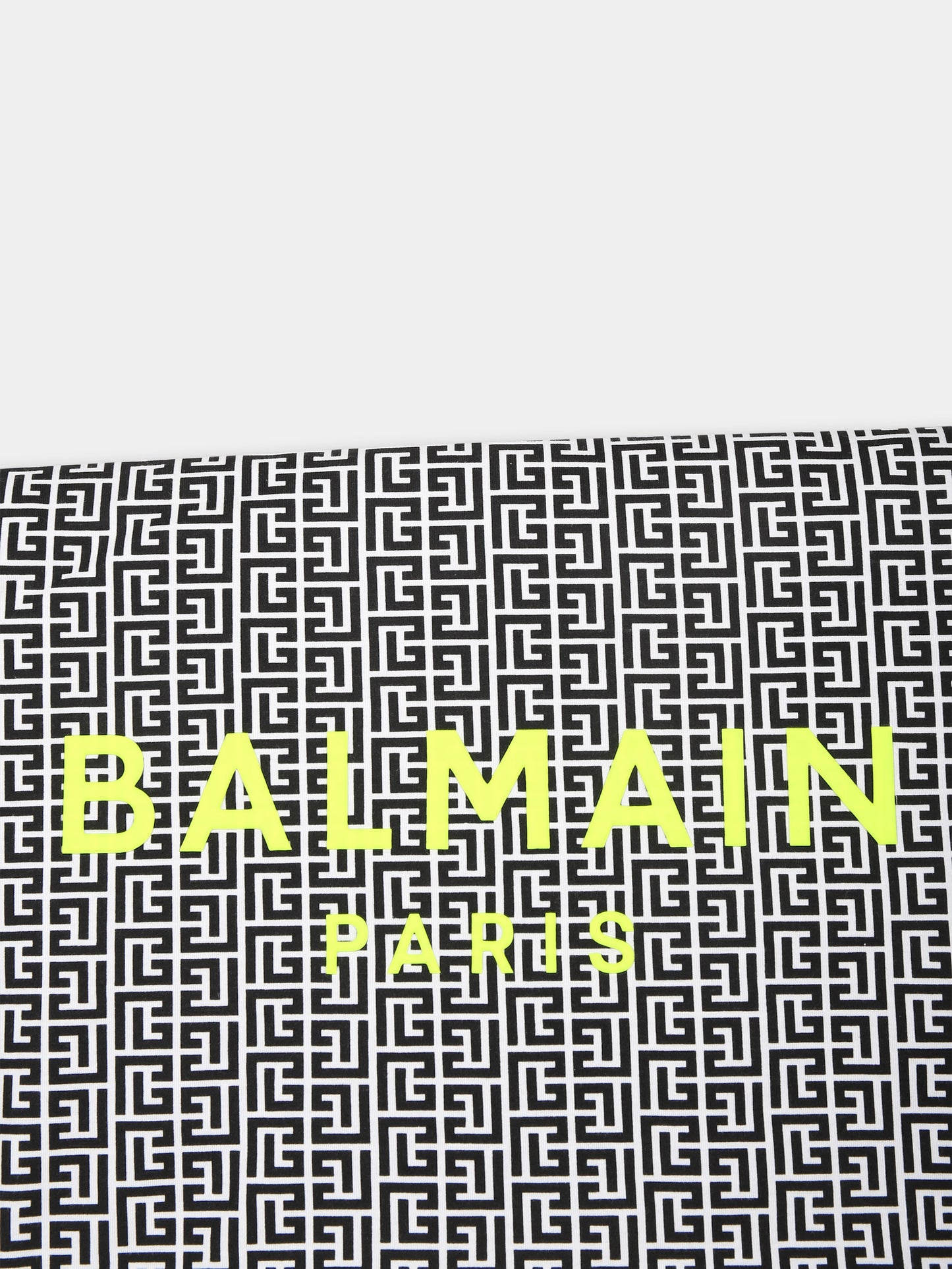 Coperta multicolor per neonati con iconico labyrinth,Balmain Kids,BU0770 Z1866 930GL