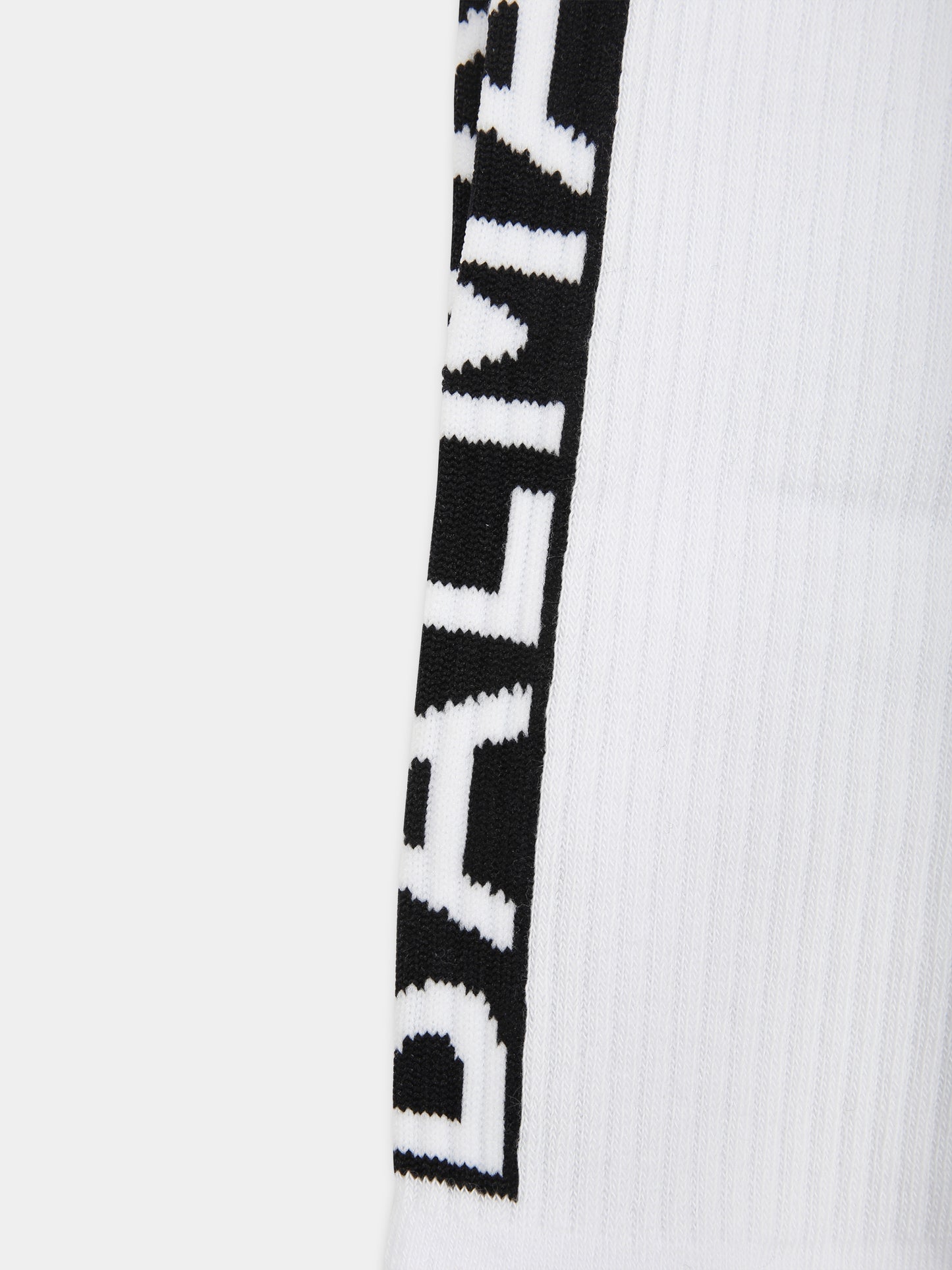 Calze bianche per bambini con logo,Balmain Kids,BU0P00 Z0553 100NE