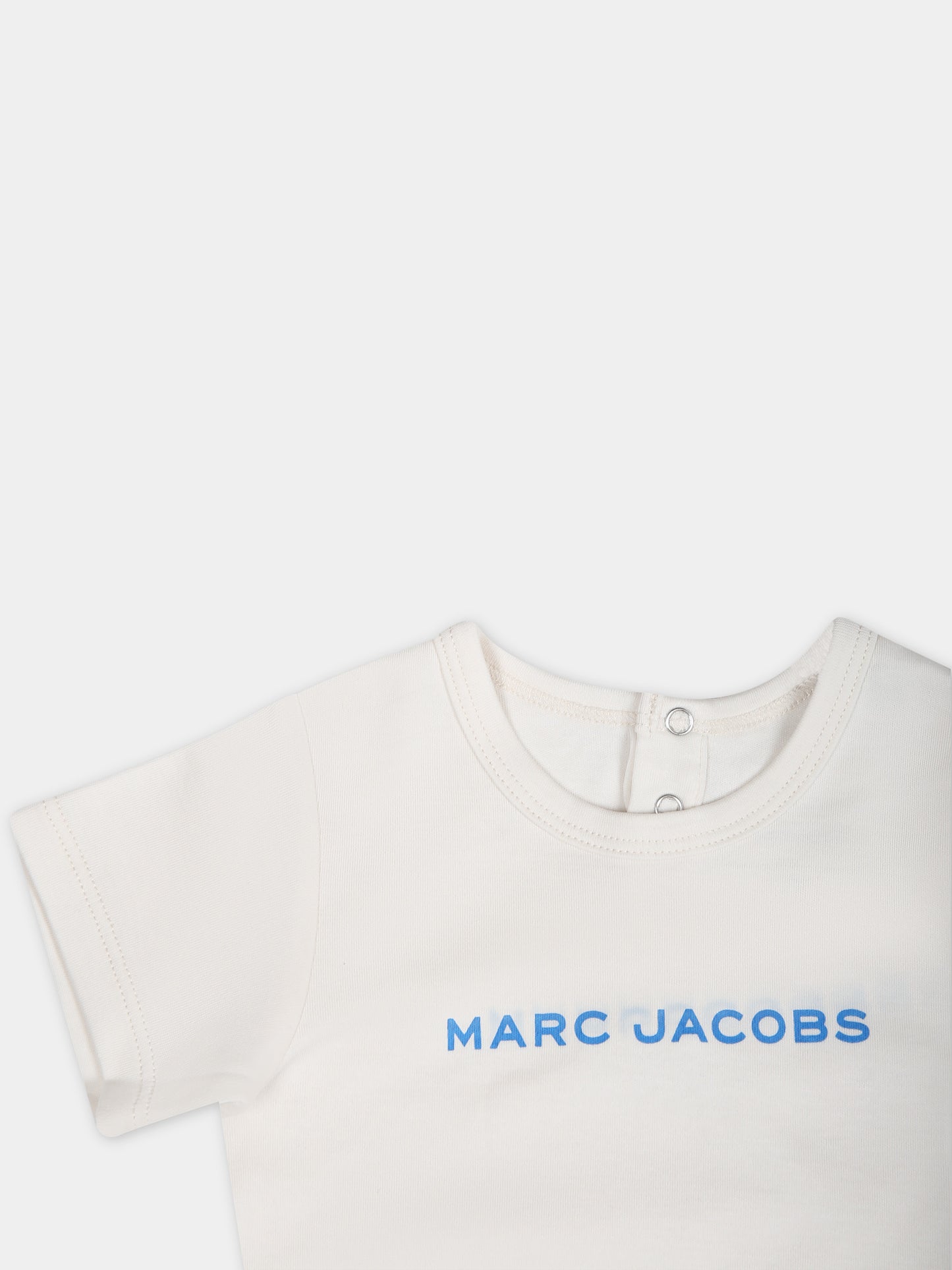 Completo sportivo azzurro per neonato con logo,Little Marc Jacobs,W60152 873