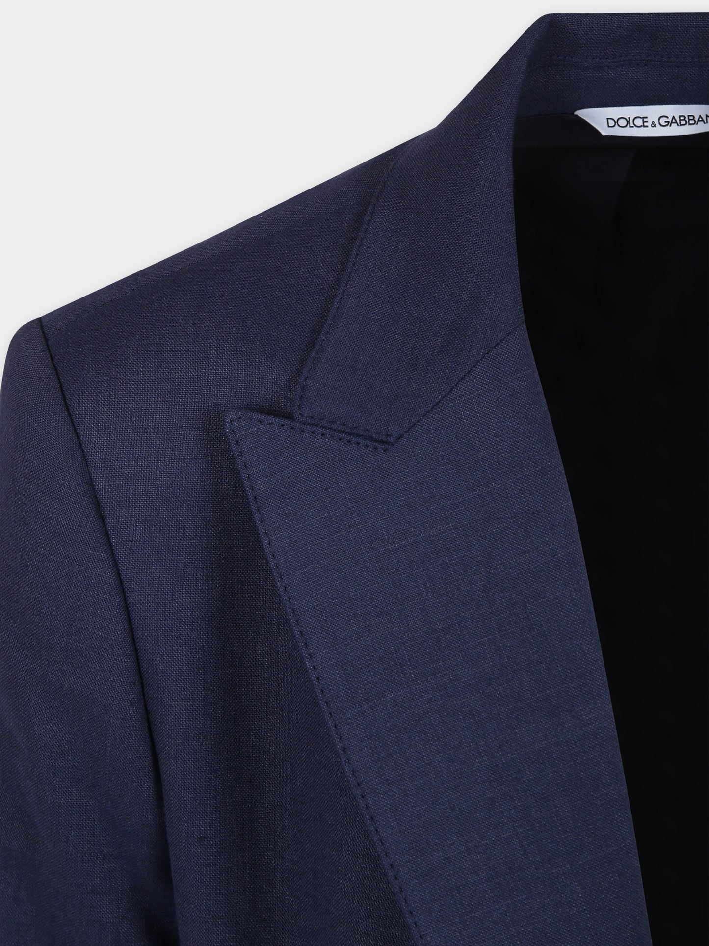 Giacca blu per bambino con logo,Dolce & Gabbana Kids,L41J80 FU9AQ B0065