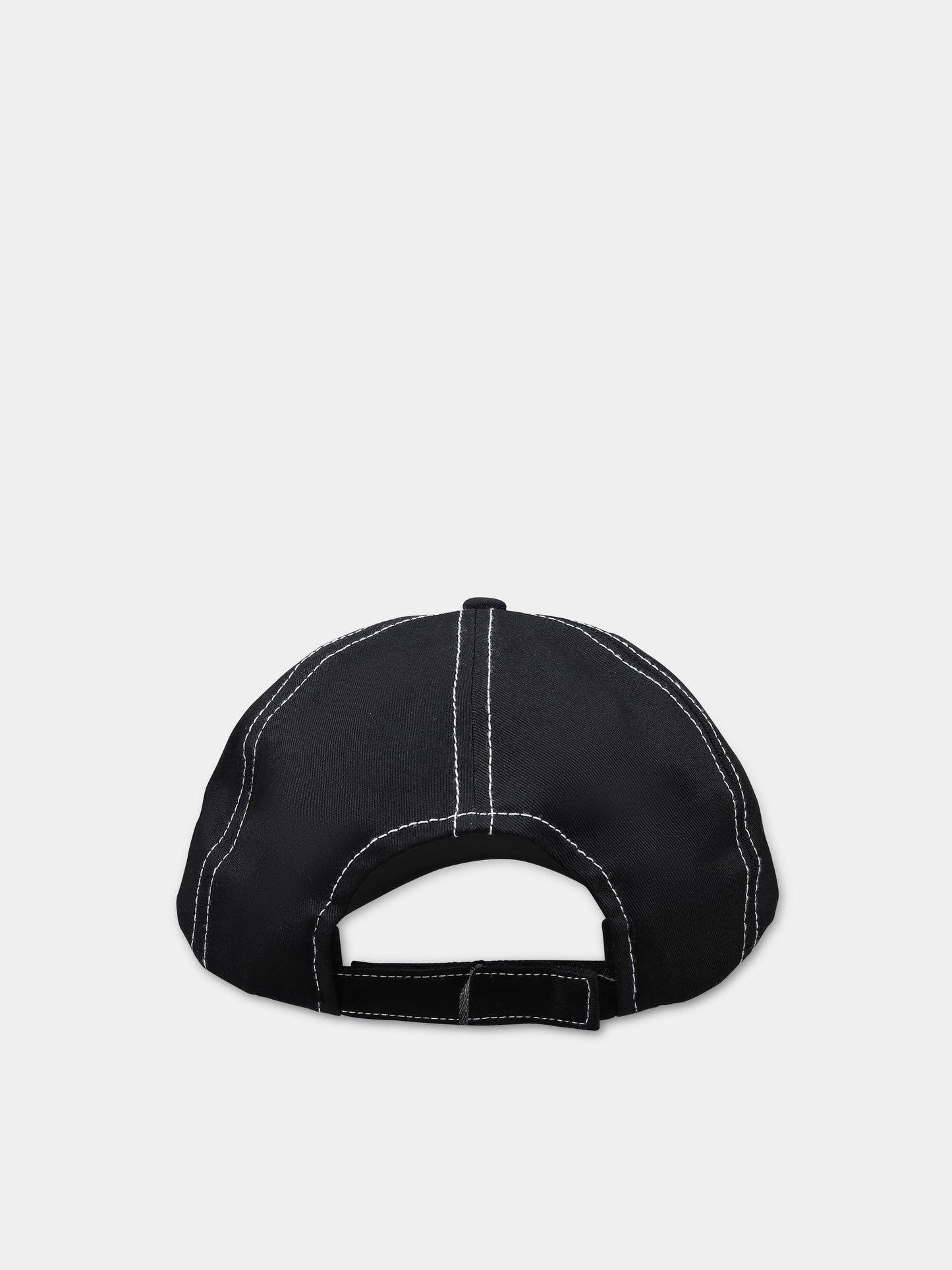 Cappello nero con visiera per bambino,Msgm Kids,S4MSJUBC042 110