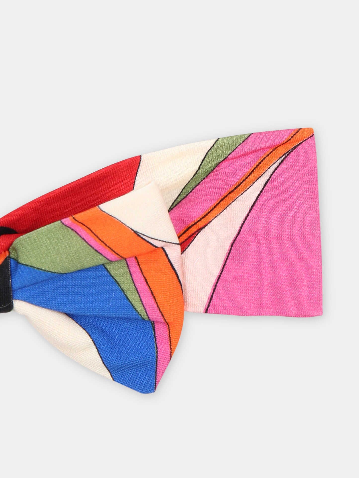 Fascia per capelli multicolor per neonata con iconica stampa multicolor,Emilio Pucci Junior,PU0113 J0415 999