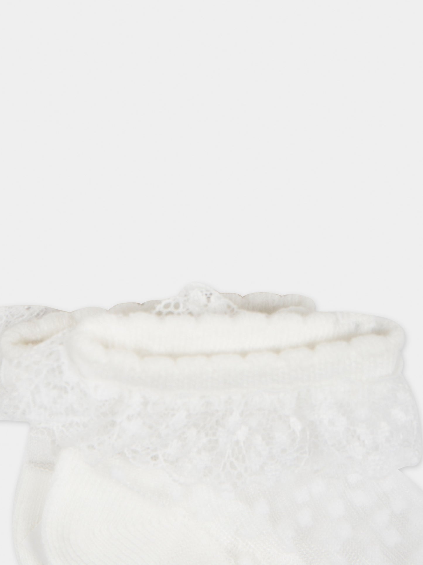 Calzini avorio per neonata,Mayoral,10654 064