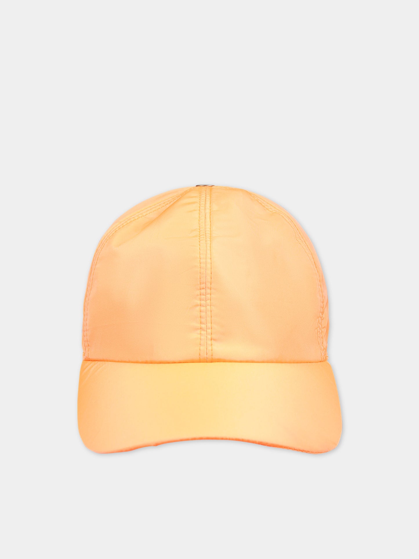 Cappello arancione per bambina con fiocco,Caroline Bosmans,SS24 9100 64 2507