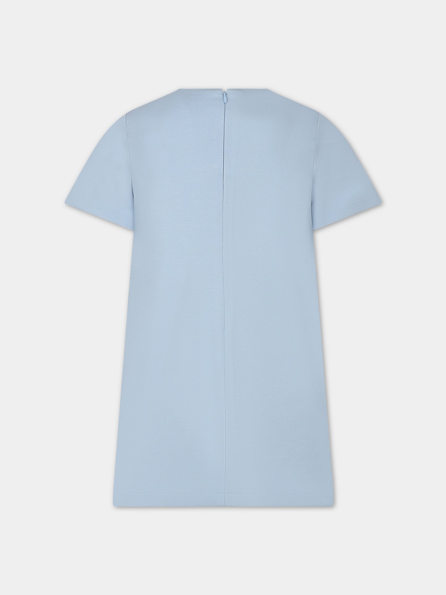 Vestito celeste per bambina,Simonetta,ST1B71 J0329 603