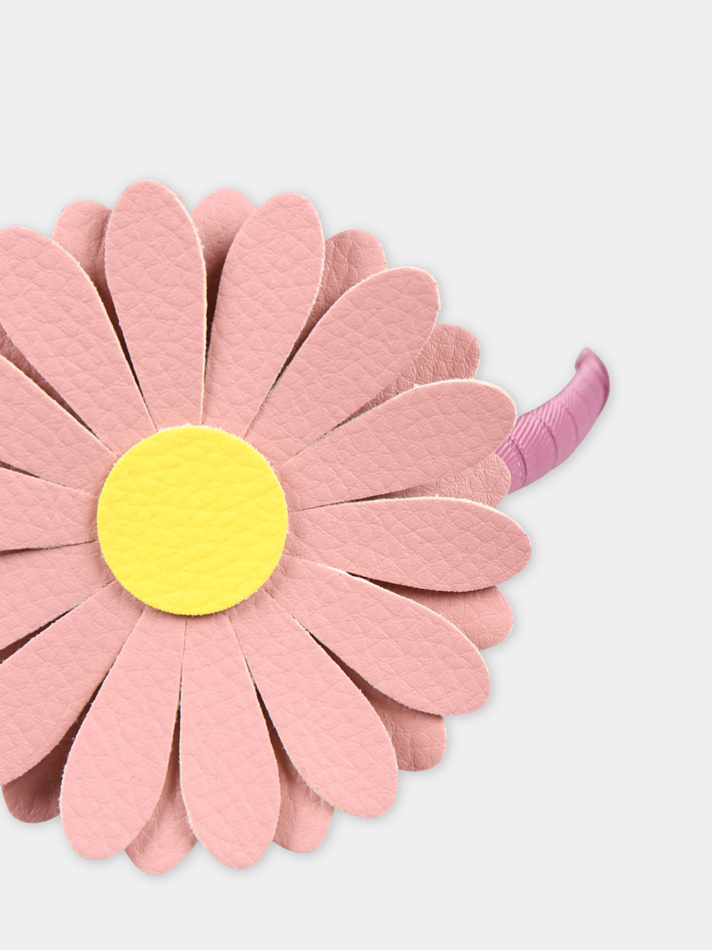 Cerchietto rosa per bambina con margherita,Illy Trilly,FLOWER DAISY DARK PINK