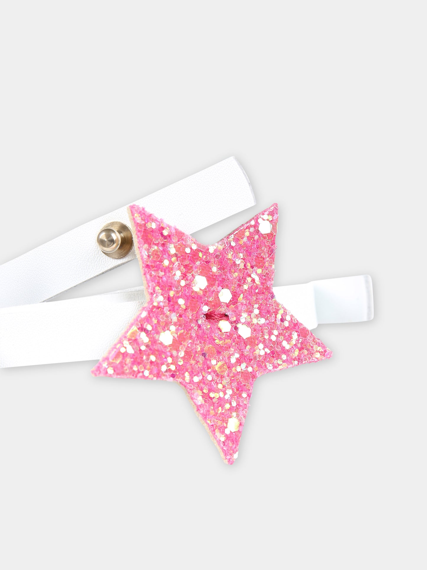 Cintura fucsia per bambina con stelle,Illy Trilly,PARTY HAPPY STAR BELT PINK