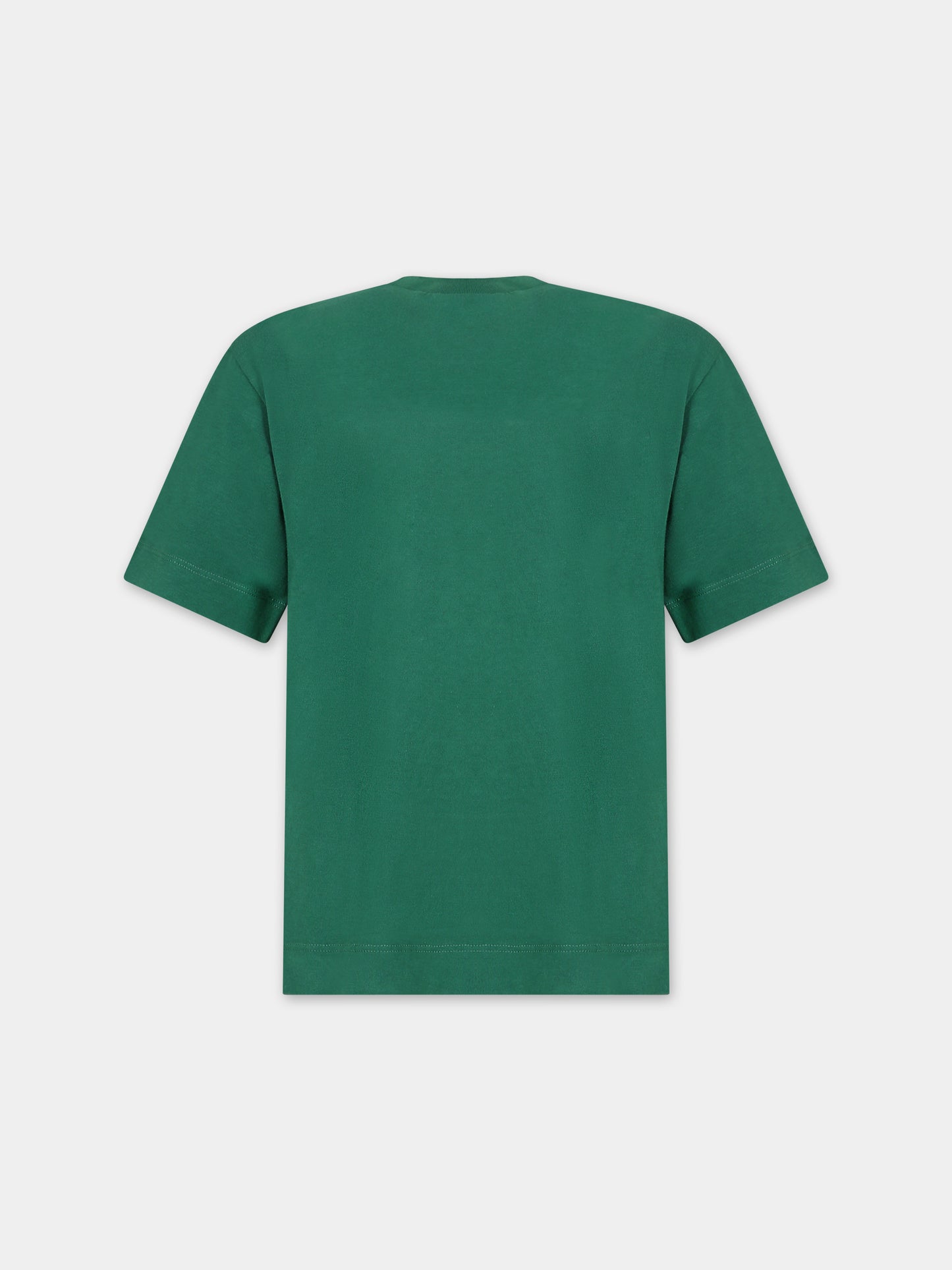 T-shirt verde per bambini con logo,Marni Kids,M00921 0M523