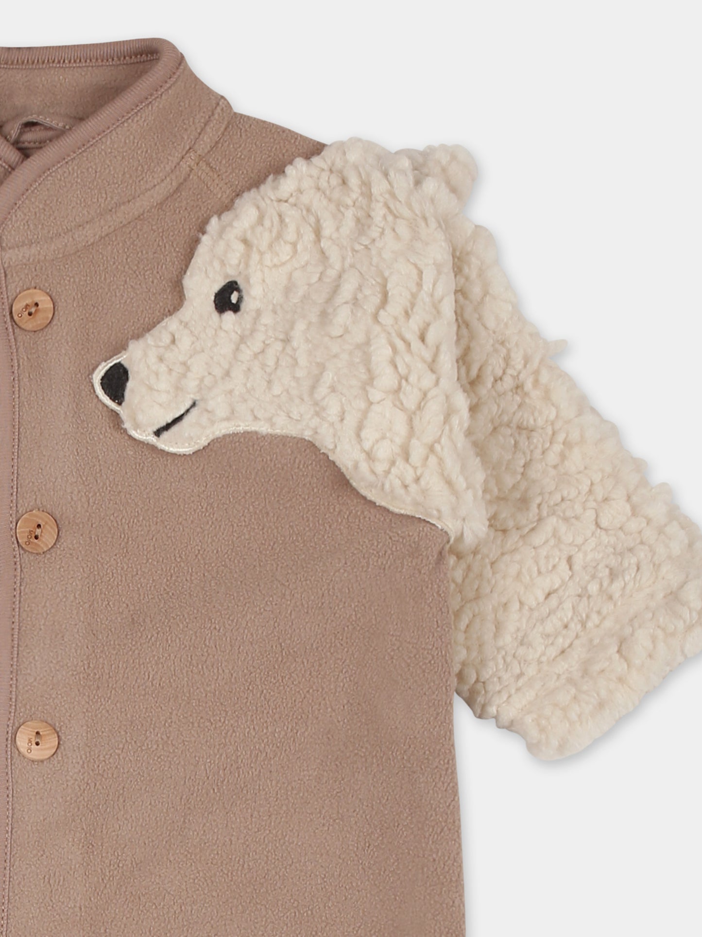 Tutina beige Udo per neonati con orso polare,Molo,5W24L302 8962