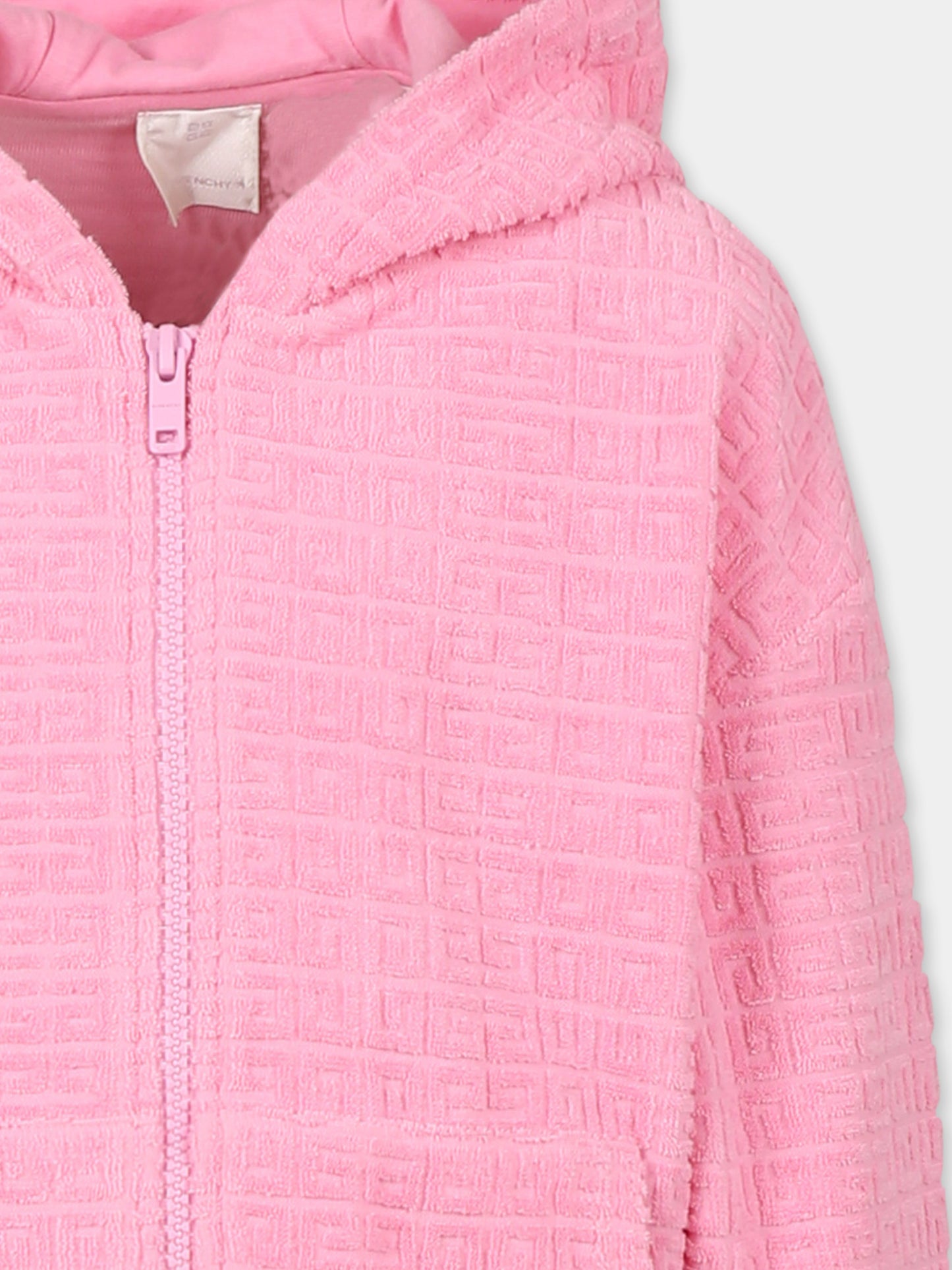 Completo rosa per bambina con iconico motivo 4G