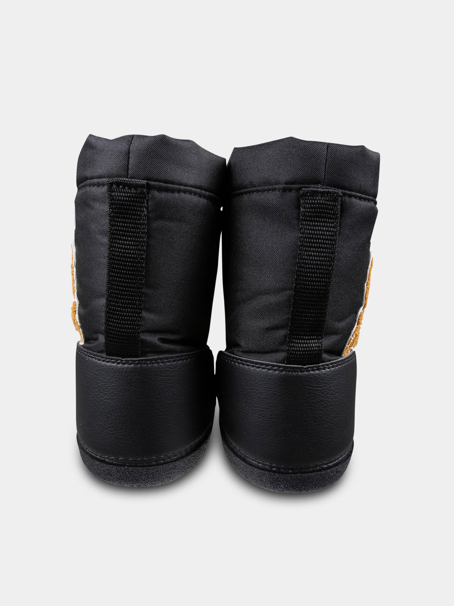 Stivali da neve neri per bambini con Teddy Bear