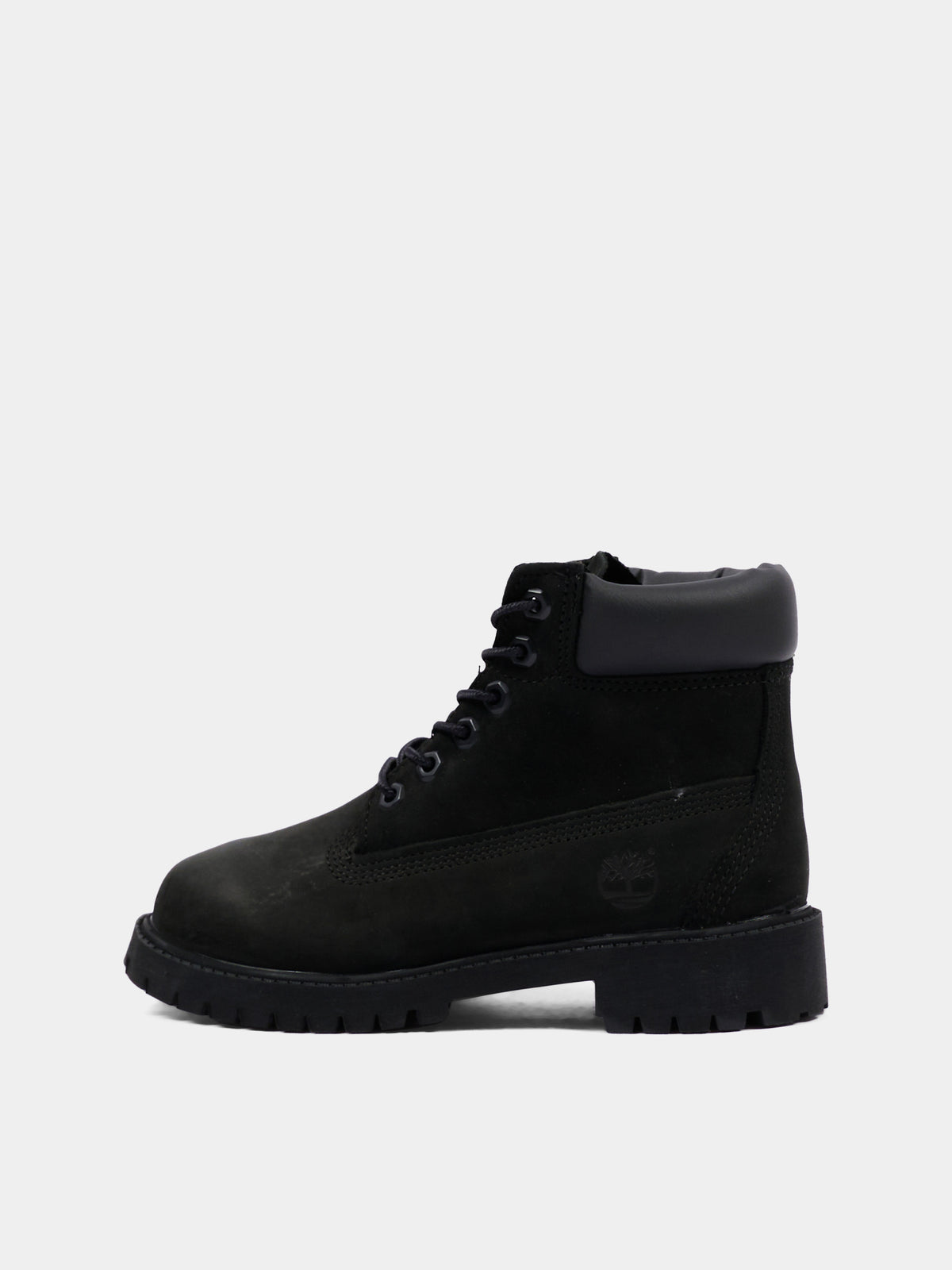 Anfibi neri per bambini con logo,Timberland,TB1128070011