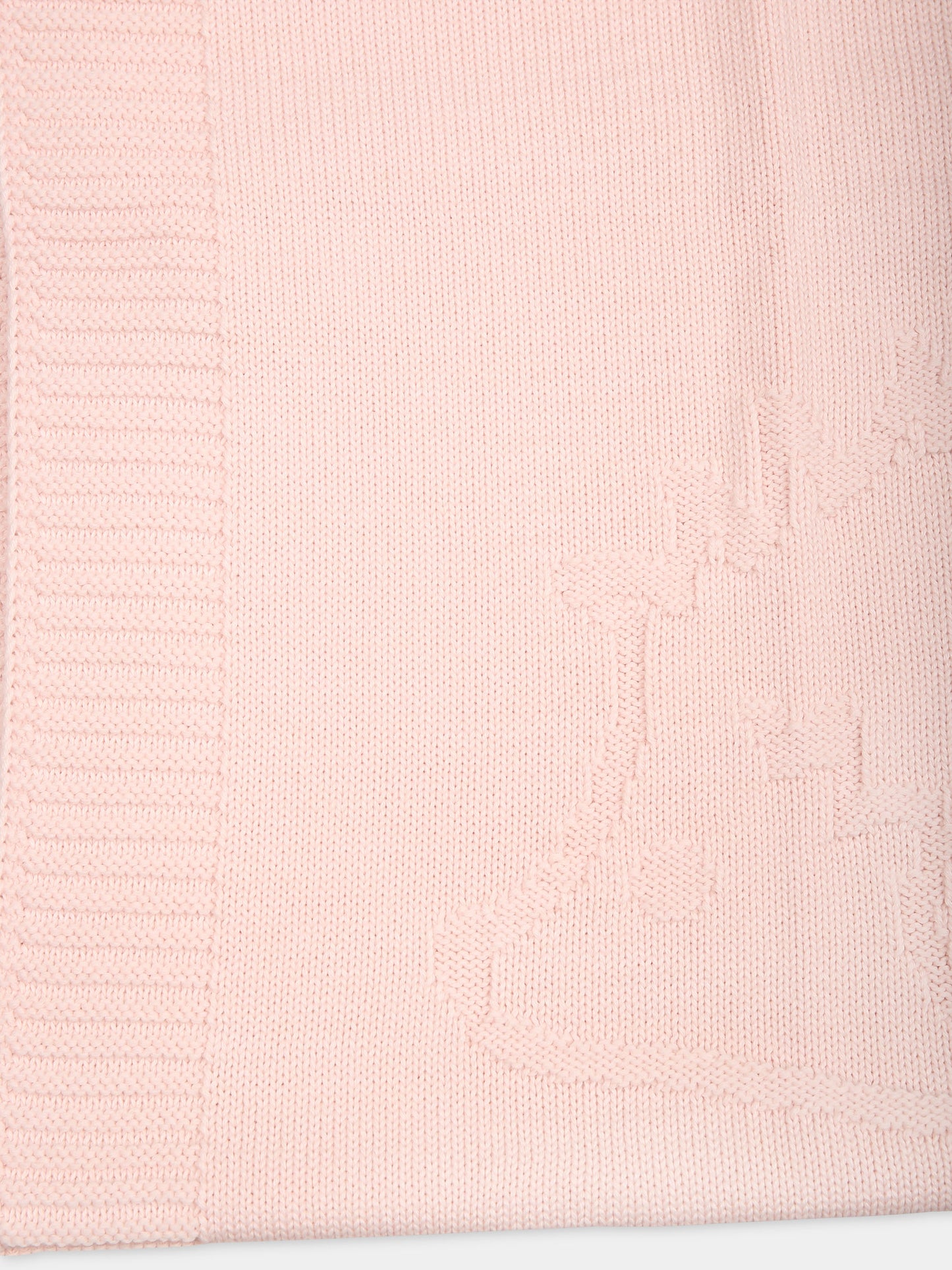 Coperta rosa per neonata con riccio,Tartine Et Chocolat,T60006F 31