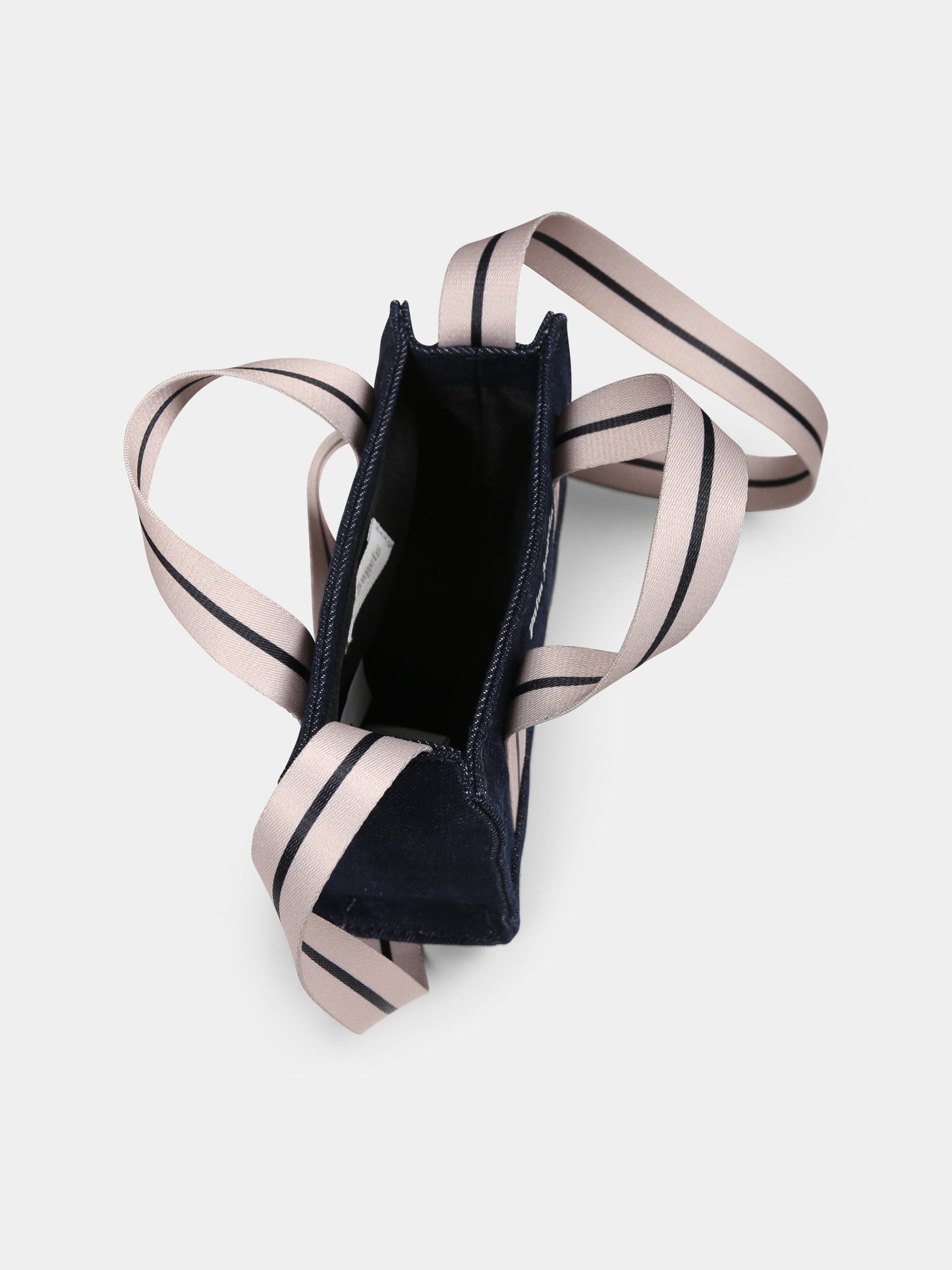 Borsa denim per bambina con logo