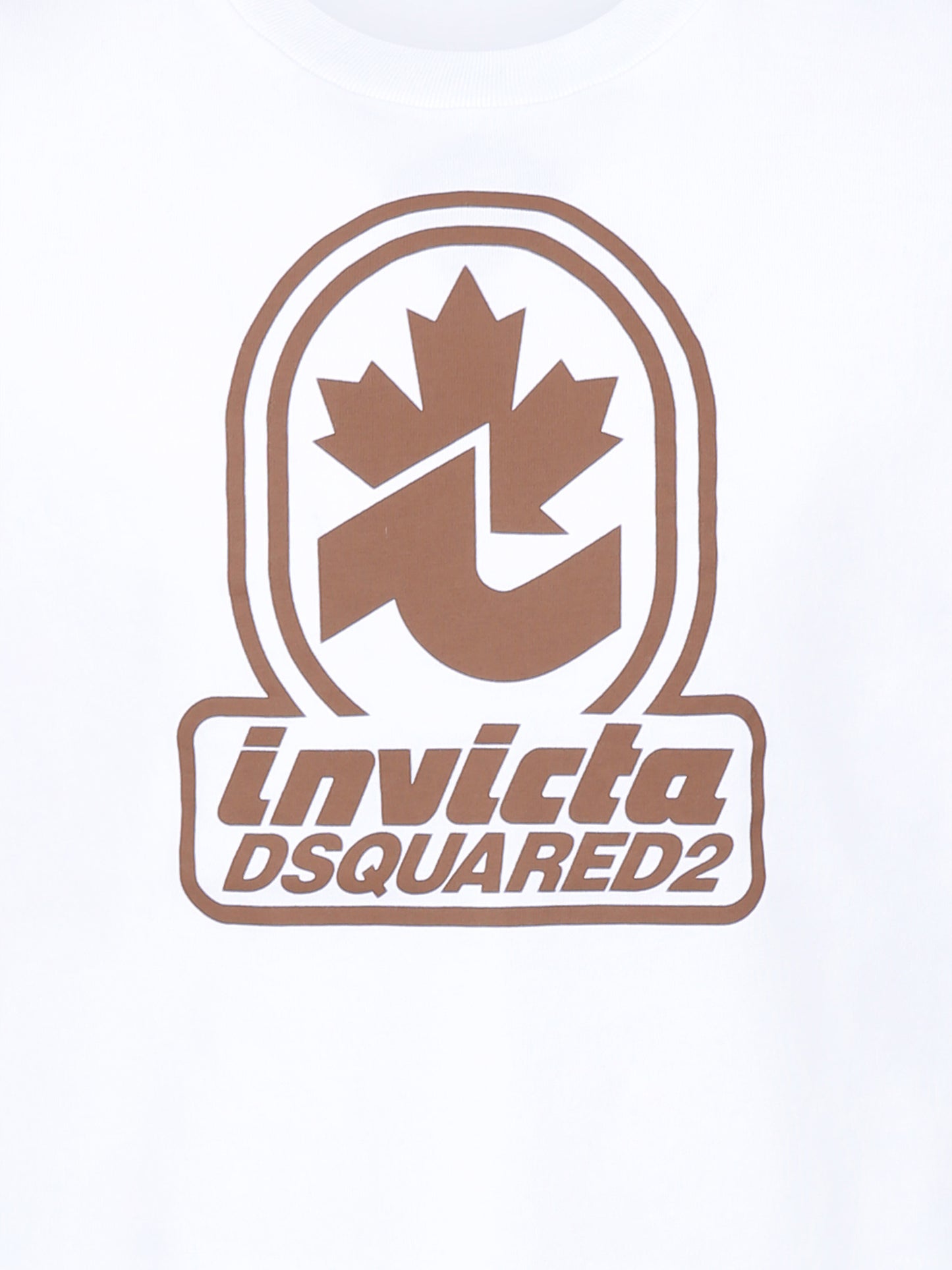 T-shirt bianca per bambini con logo