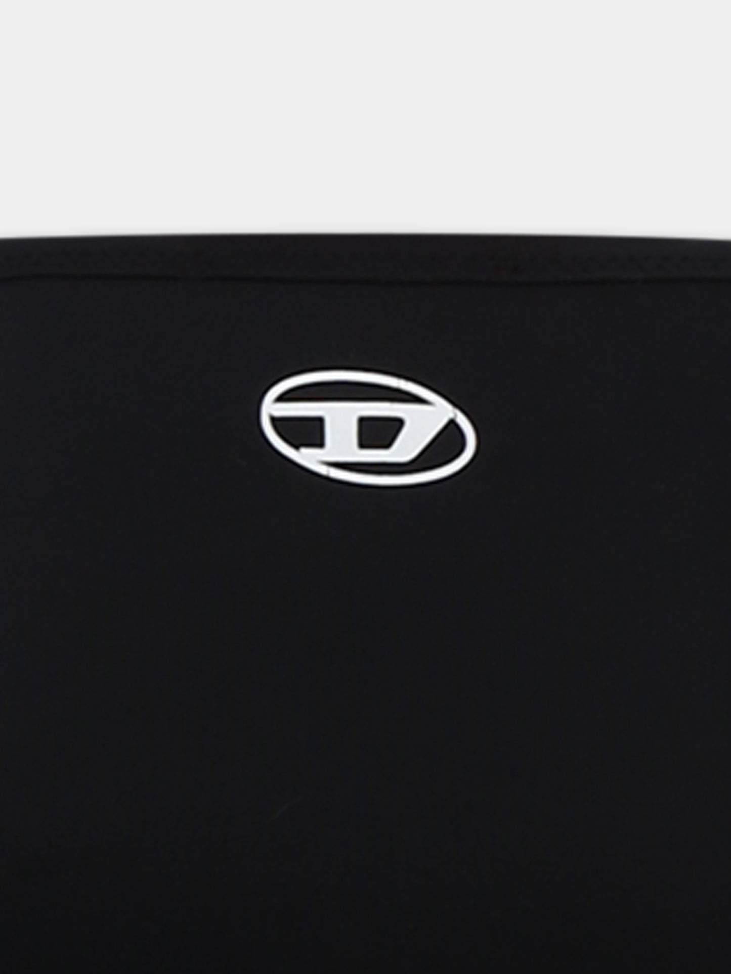 Bikini nero per bambina con logo