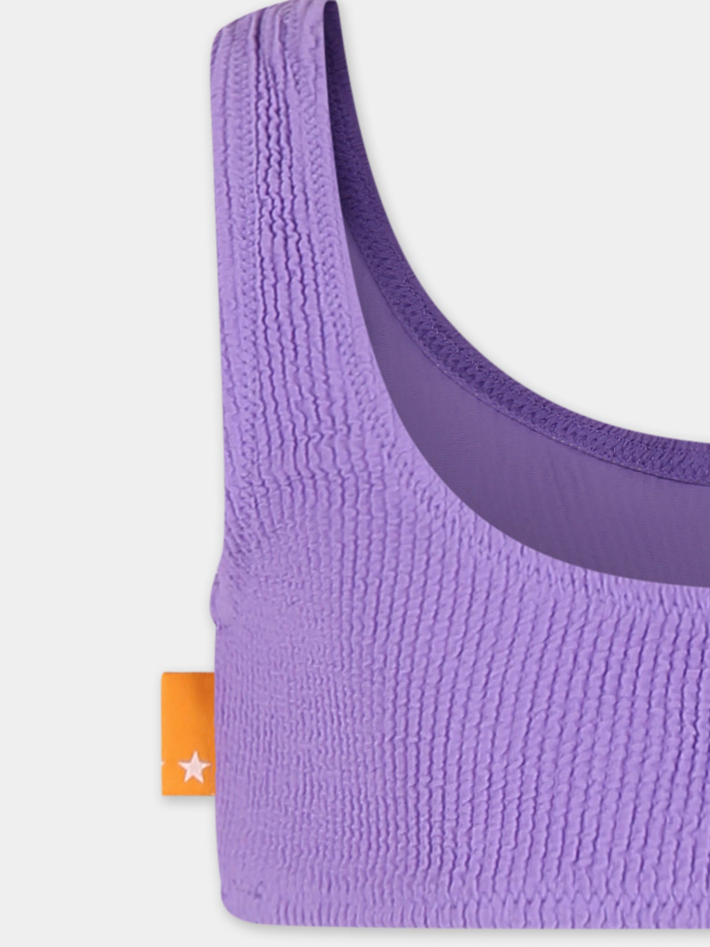 Bikini viola Nola Solid per bambina