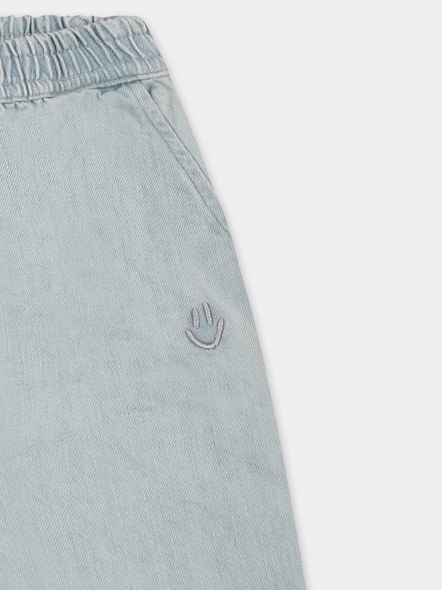 Jeans denim Sois per neonati con smile