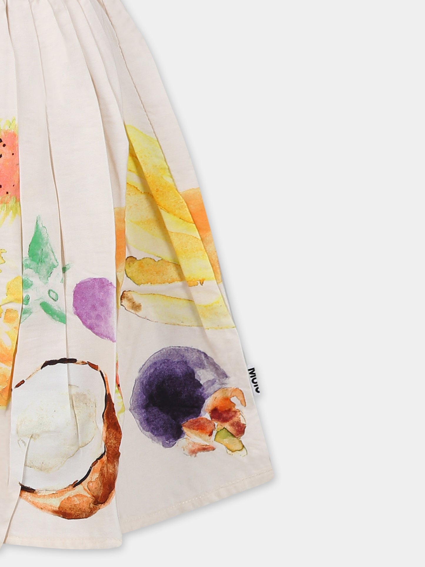 Gonna Bonnie beige per bambina con frutta,Molo,2S25D120 3911