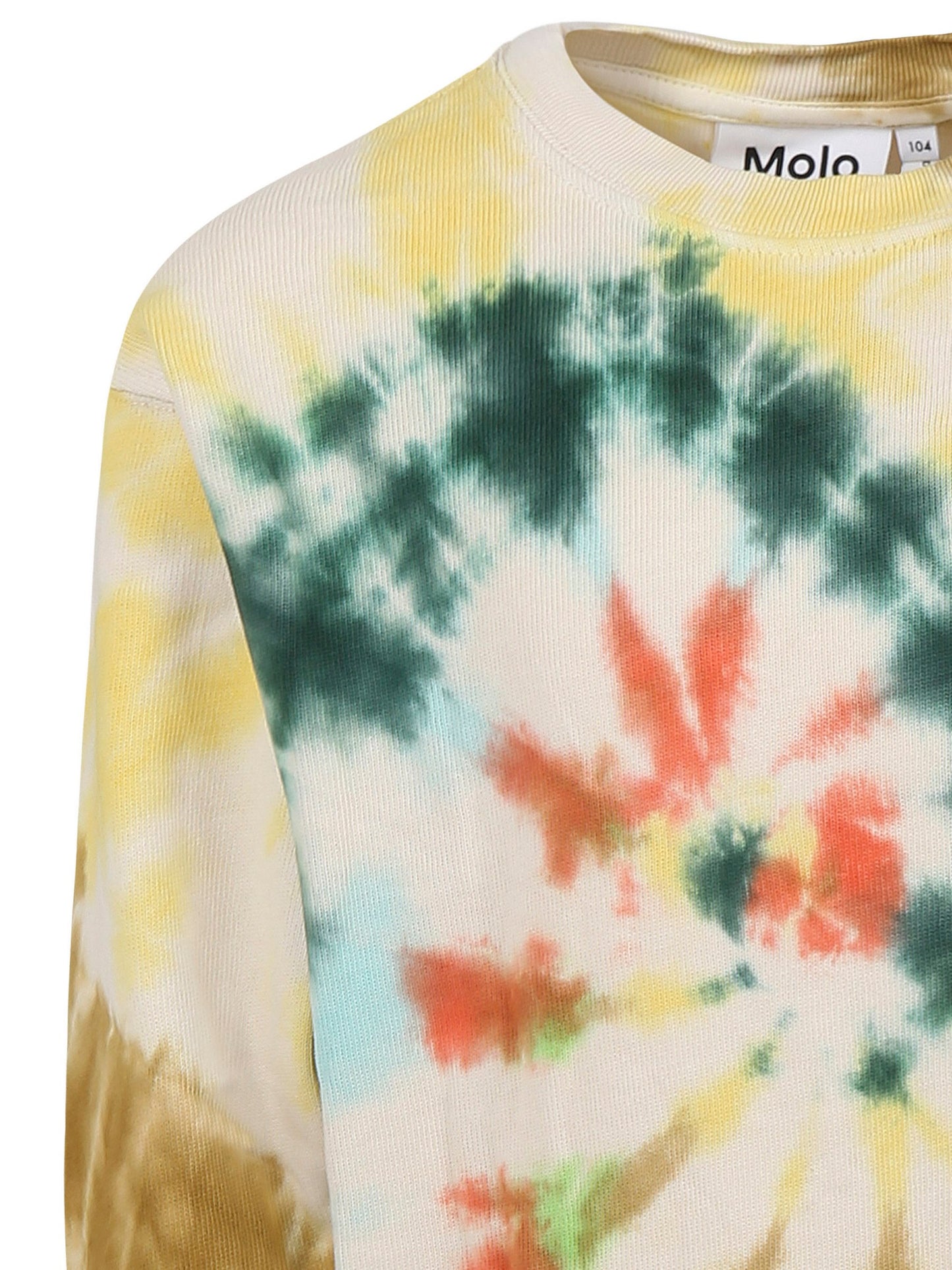 Felpa Memphis multicolor per bambini con stampa tie dye,Molo,6S25J208 9331