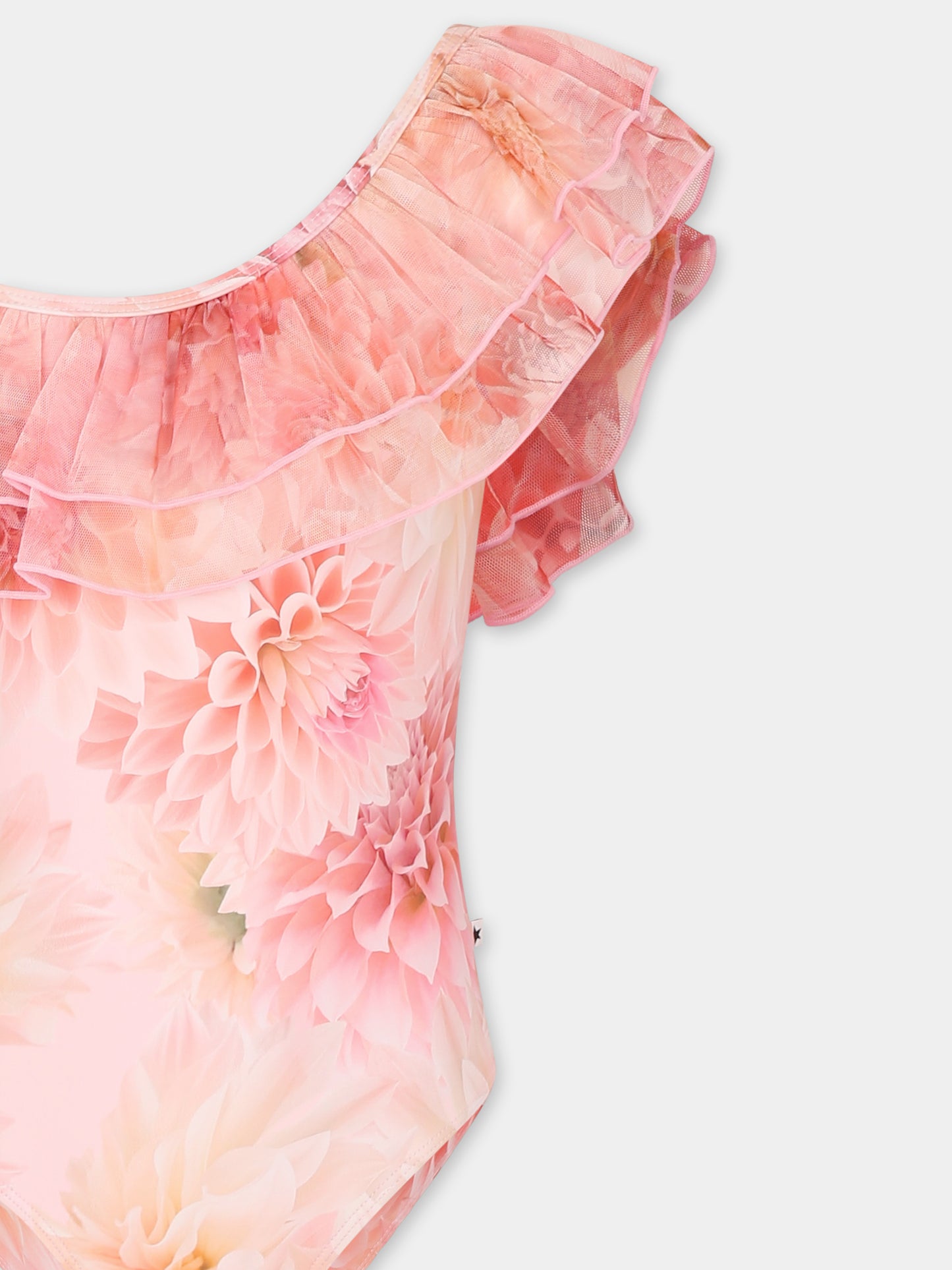 Costume intero Nilla rosa con stampa floreale,Molo,8S25P512 9243