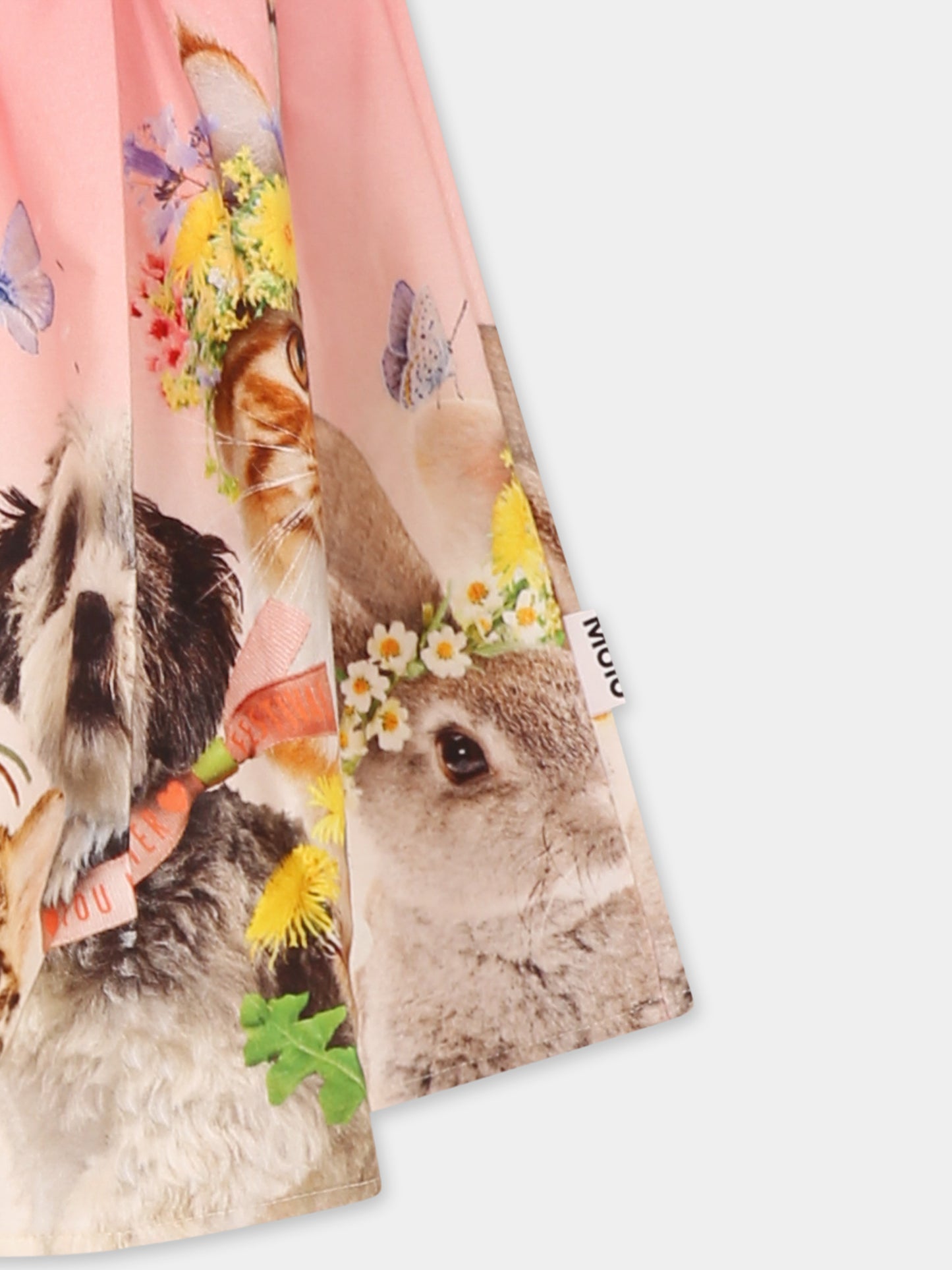 Gonna Brenda rosa per bambina con animali,Molo,2S25D103 3983