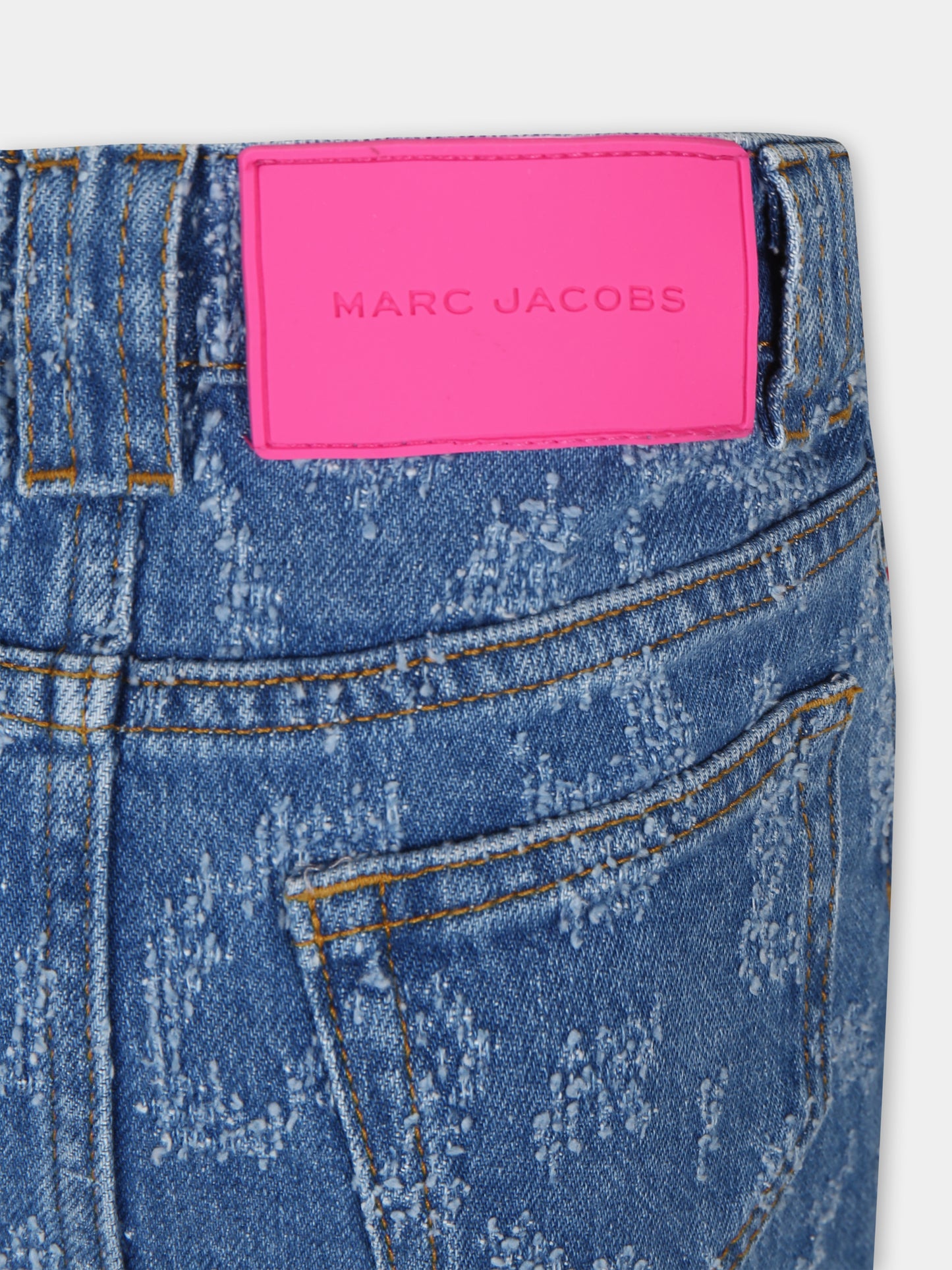 Gonna blu per bambina con logo,Marc Jacobs,W13143 Z10