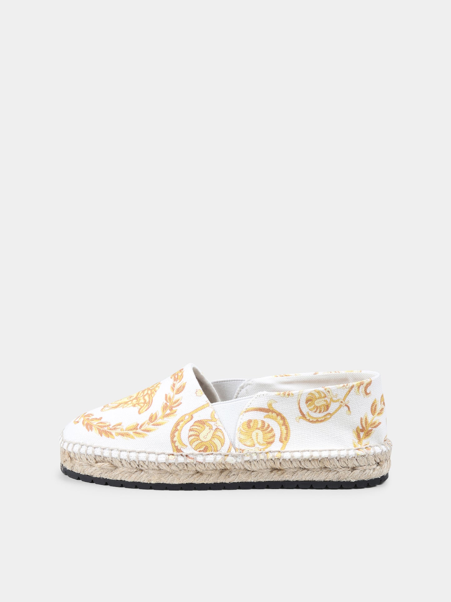 Espadrillas bianche per bambina con Medusa,Versace,1018007 1A12889 2W110