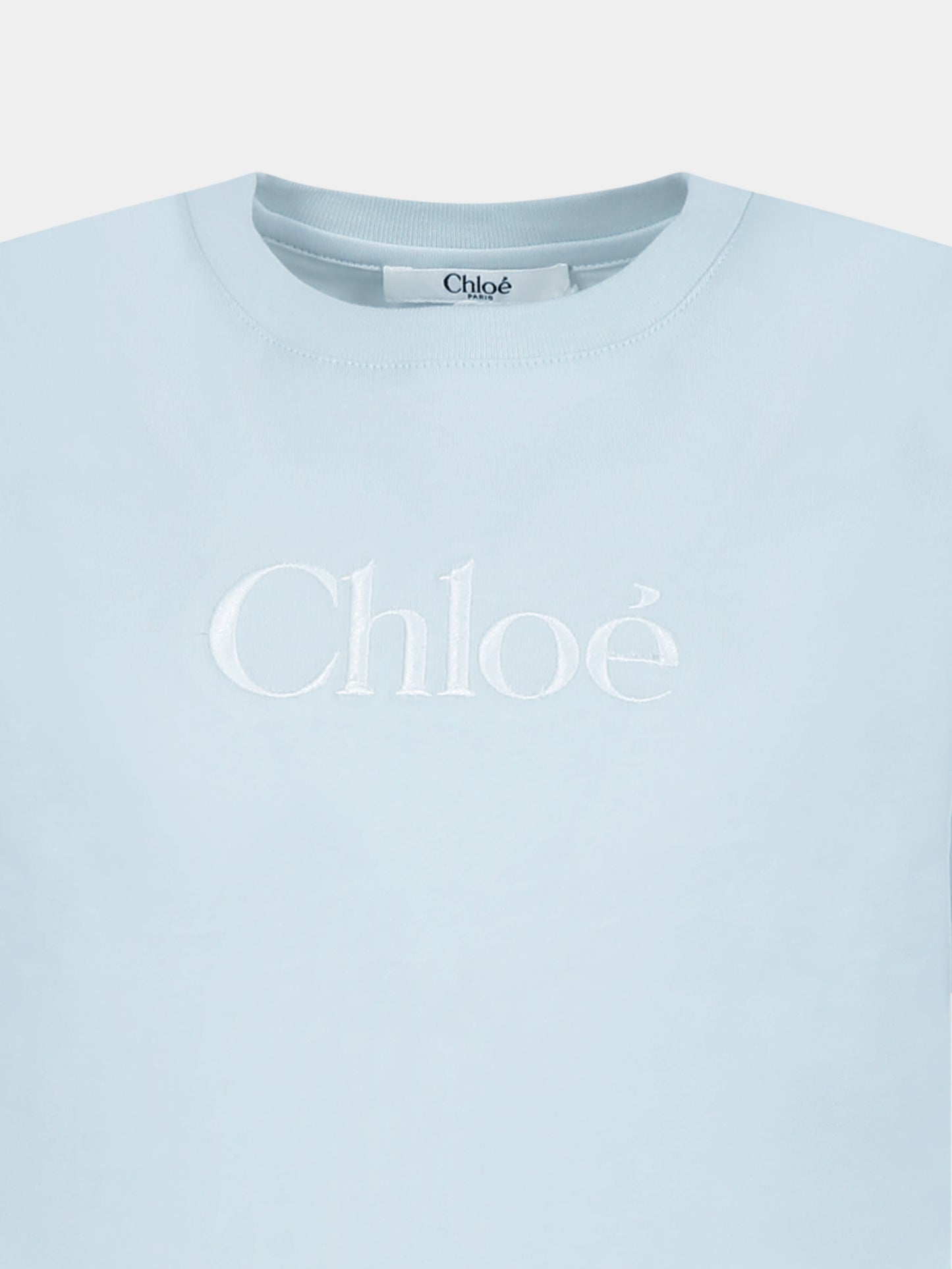 T-shirt verde per bambina con logo