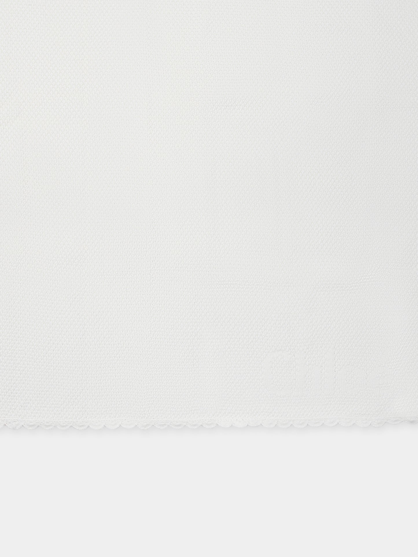 Coperta avorio per neonata con logo,Chloé Kids,C20586 117