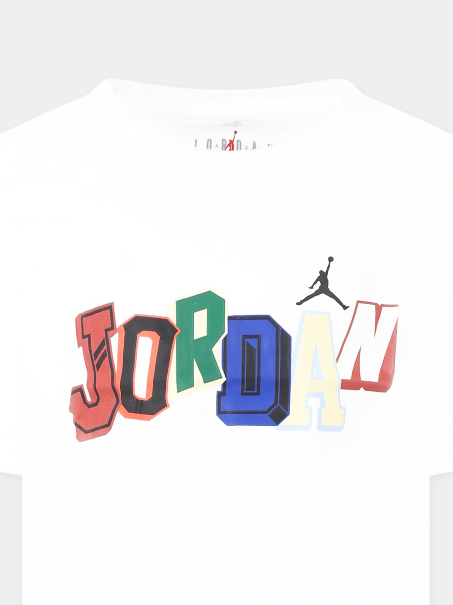 T-shirt bianca per bambino con logo